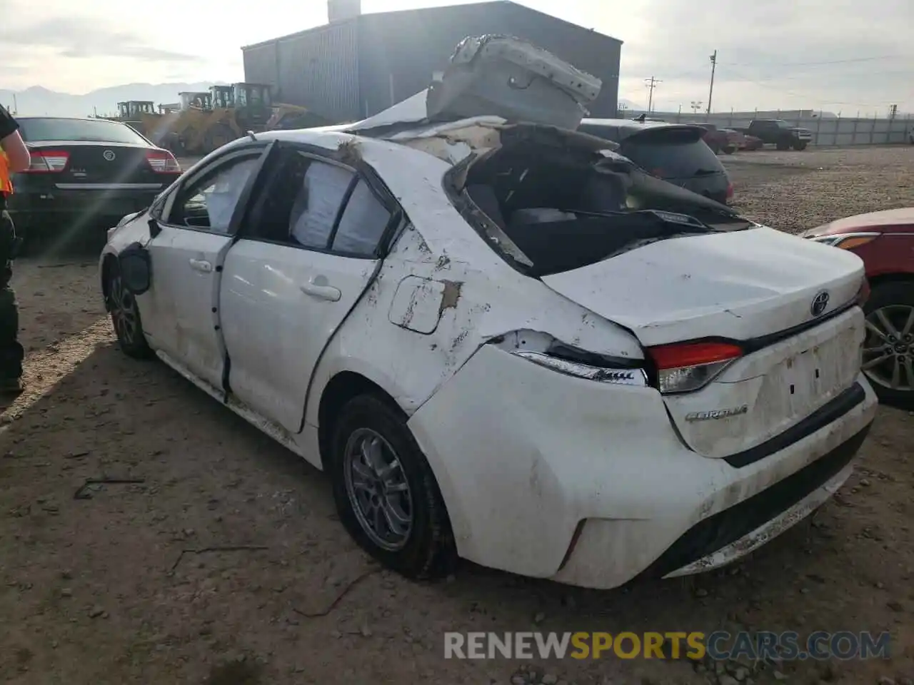 3 Photograph of a damaged car JTDEAMDE8MJ001431 TOYOTA COROLLA 2021