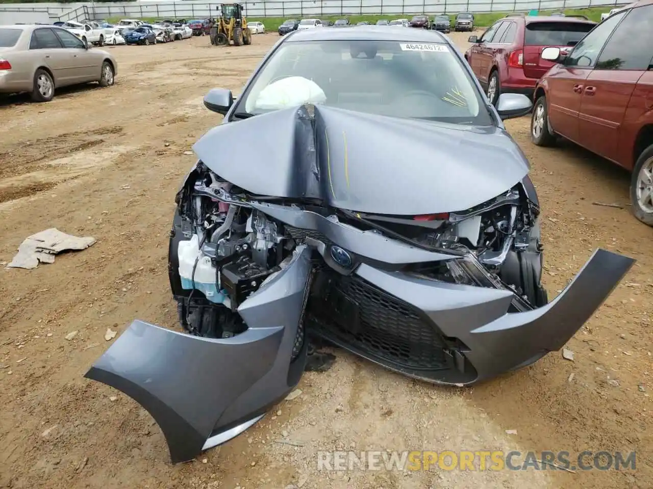 7 Photograph of a damaged car JTDEAMDE8MJ002627 TOYOTA COROLLA 2021