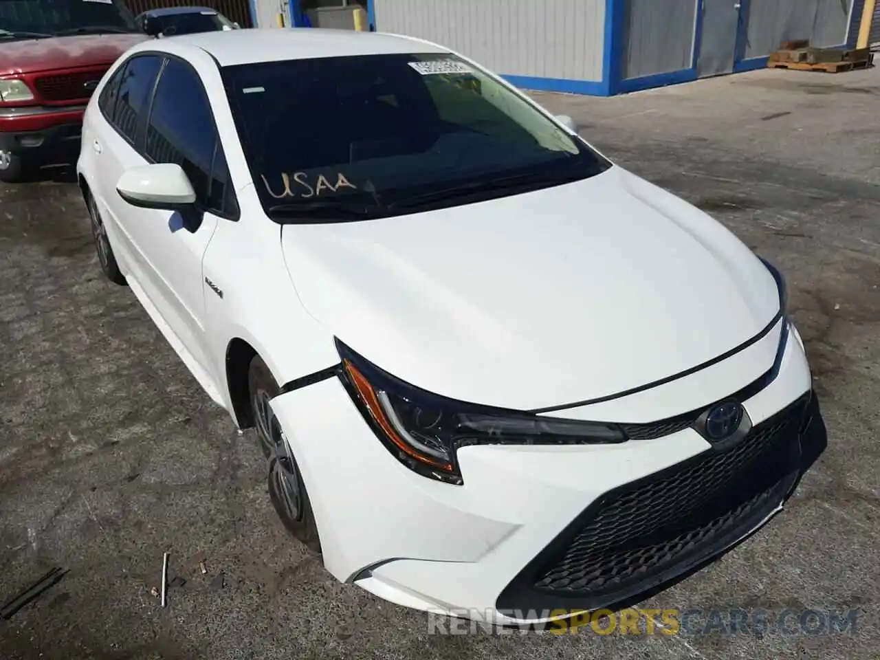 1 Photograph of a damaged car JTDEAMDE8MJ004071 TOYOTA COROLLA 2021