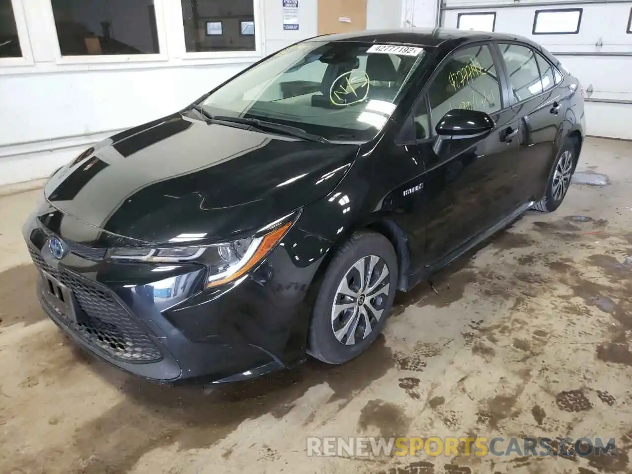 2 Photograph of a damaged car JTDEAMDE8MJ004328 TOYOTA COROLLA 2021