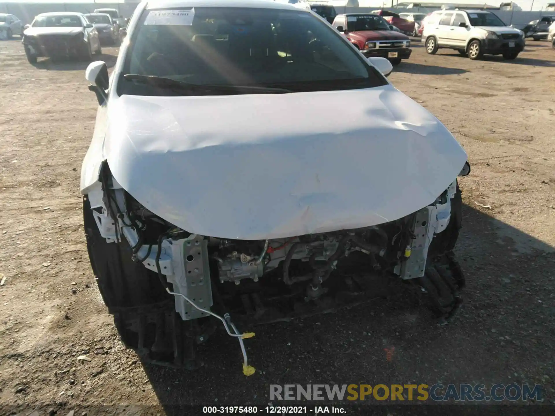 6 Photograph of a damaged car JTDEAMDE8MJ005835 TOYOTA COROLLA 2021