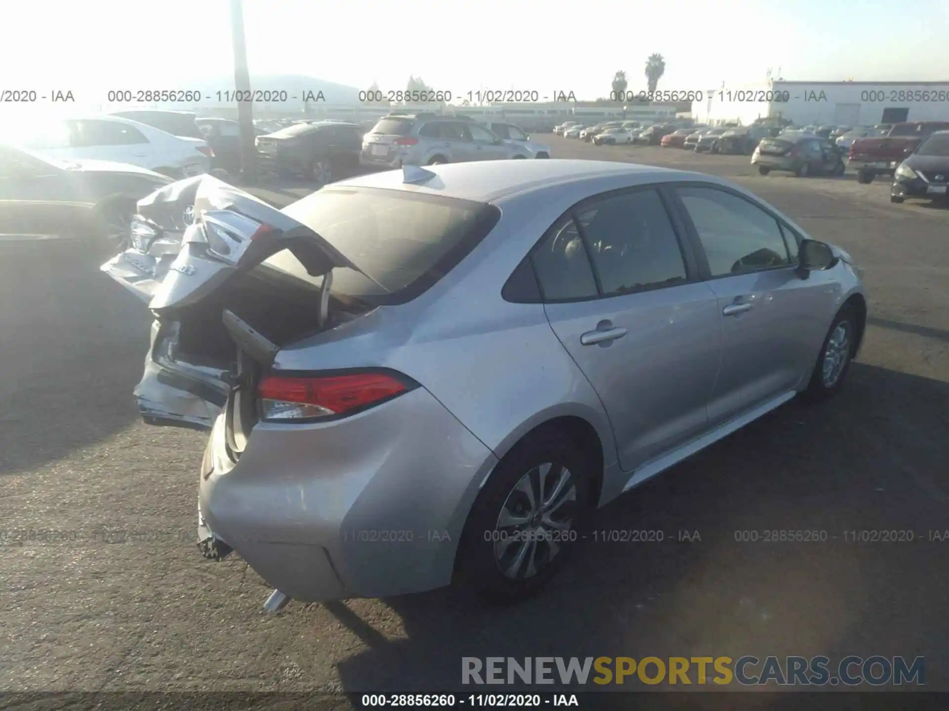 4 Photograph of a damaged car JTDEAMDE8MJ009626 TOYOTA COROLLA 2021