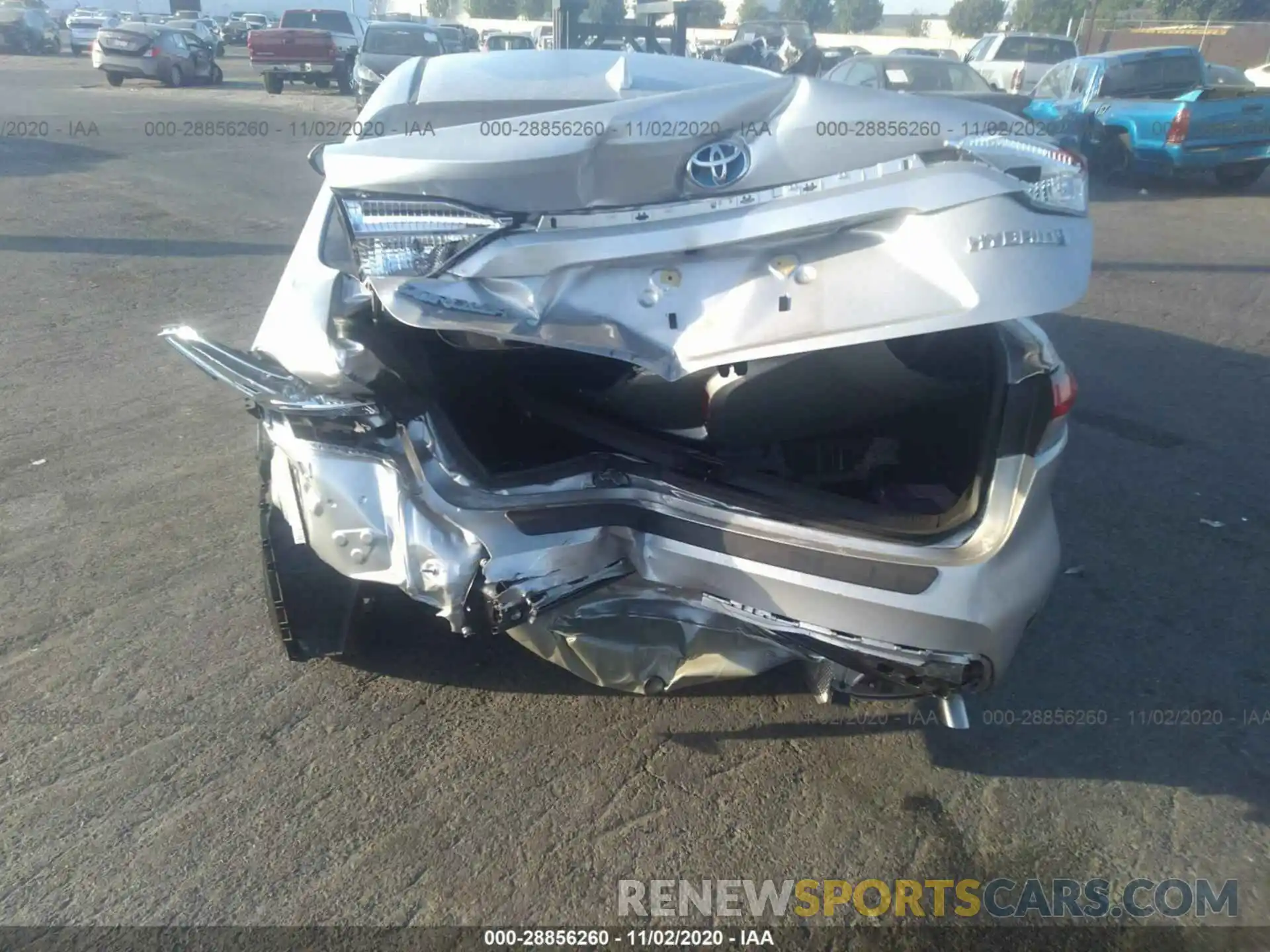 6 Photograph of a damaged car JTDEAMDE8MJ009626 TOYOTA COROLLA 2021