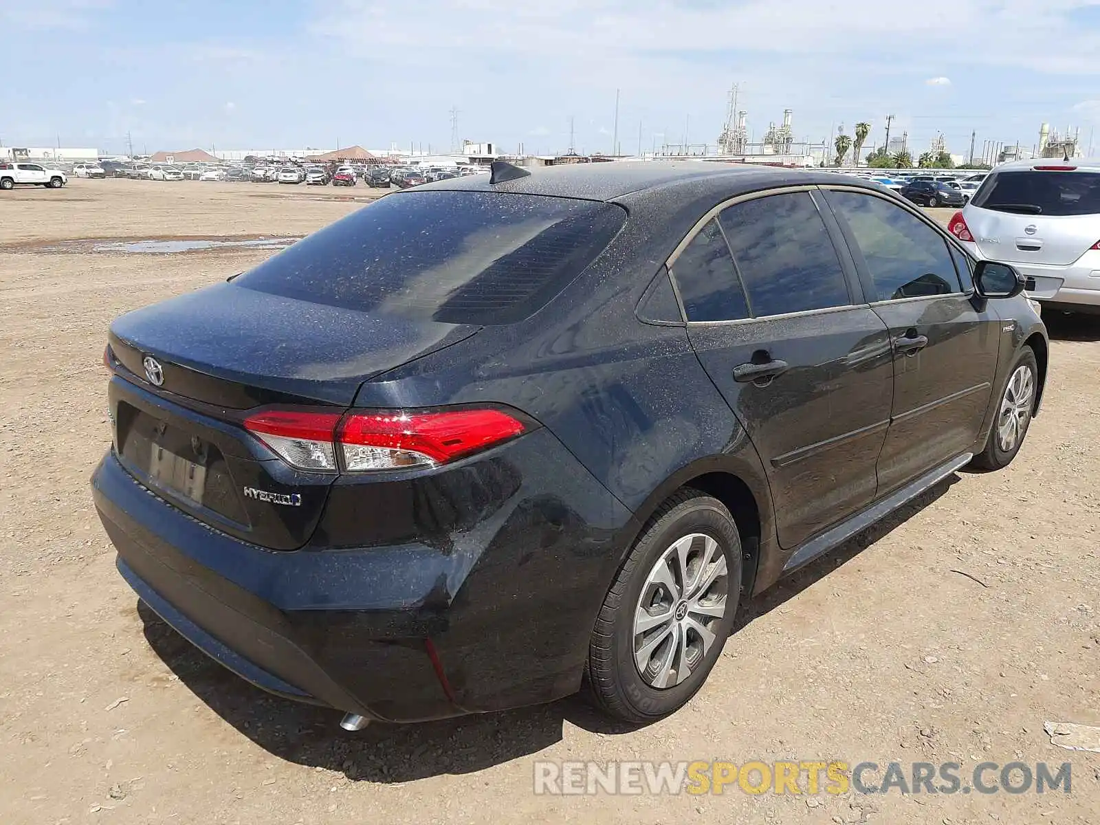 4 Photograph of a damaged car JTDEAMDE8MJ009819 TOYOTA COROLLA 2021