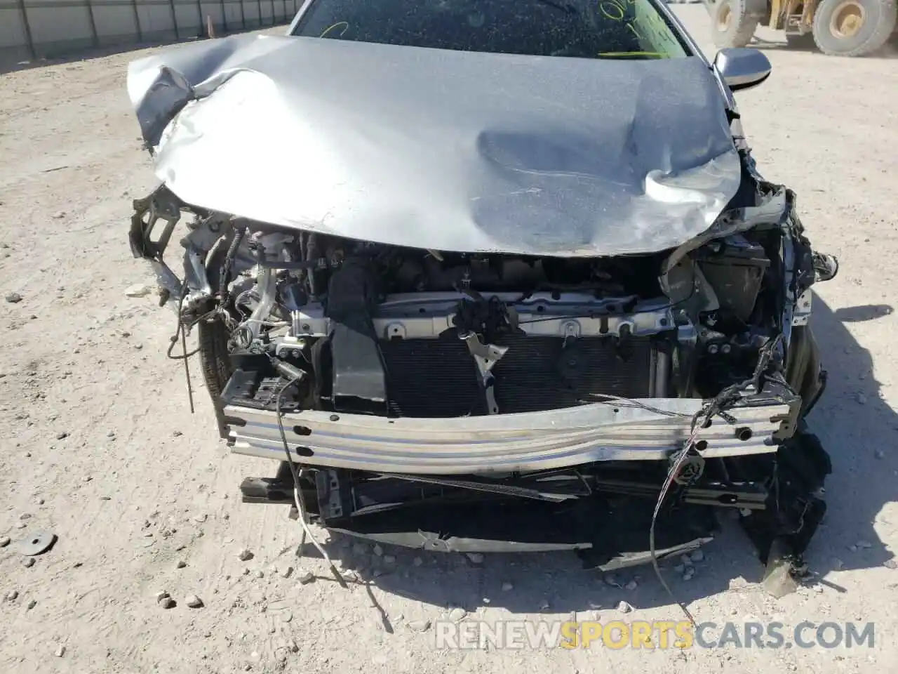 9 Photograph of a damaged car JTDEAMDE8MJ013174 TOYOTA COROLLA 2021