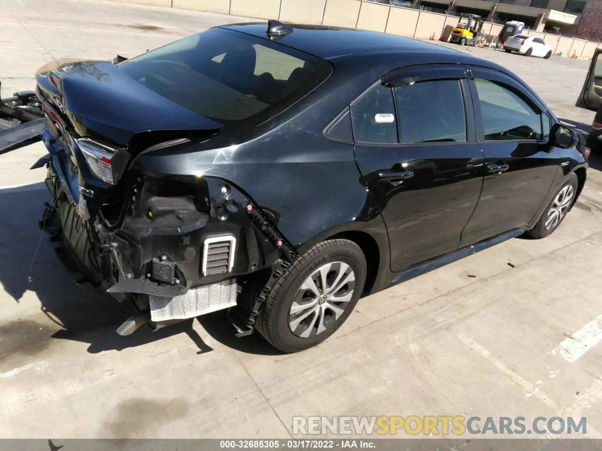 4 Photograph of a damaged car JTDEAMDE8MJ013630 TOYOTA COROLLA 2021