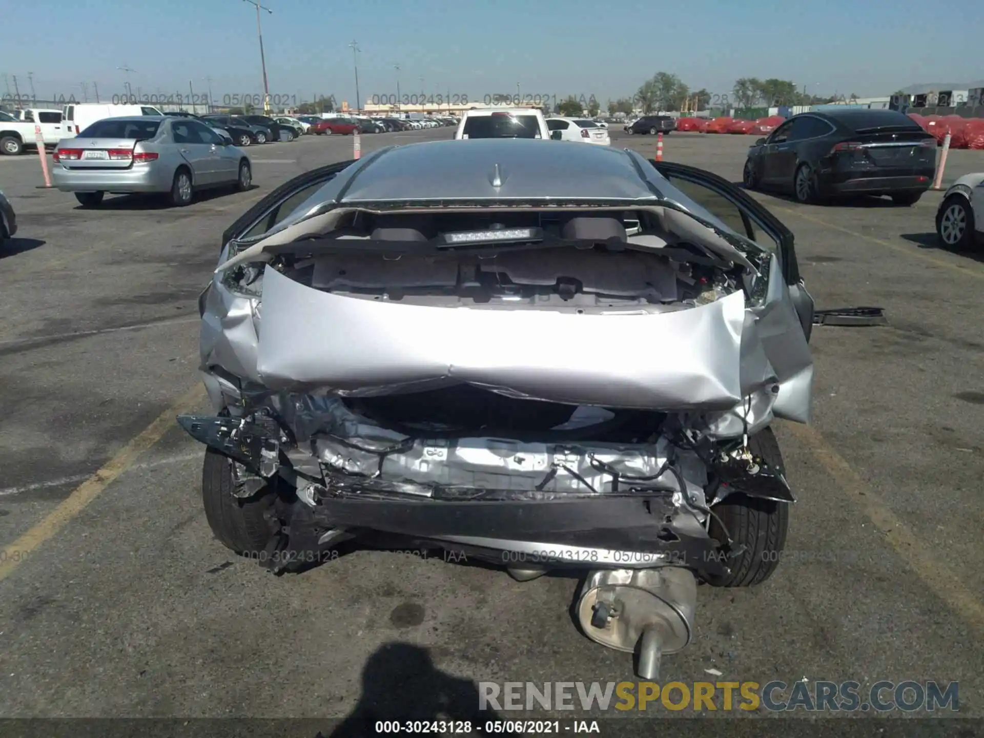 6 Photograph of a damaged car JTDEAMDE8MJ013983 TOYOTA COROLLA 2021