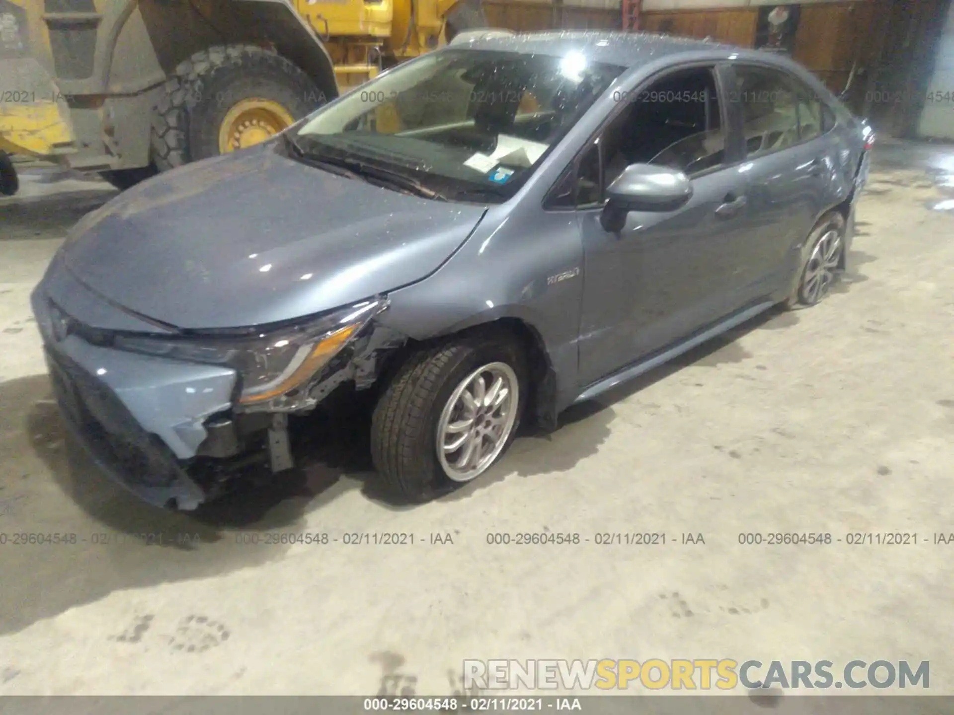 6 Photograph of a damaged car JTDEAMDE8MJ014440 TOYOTA COROLLA 2021