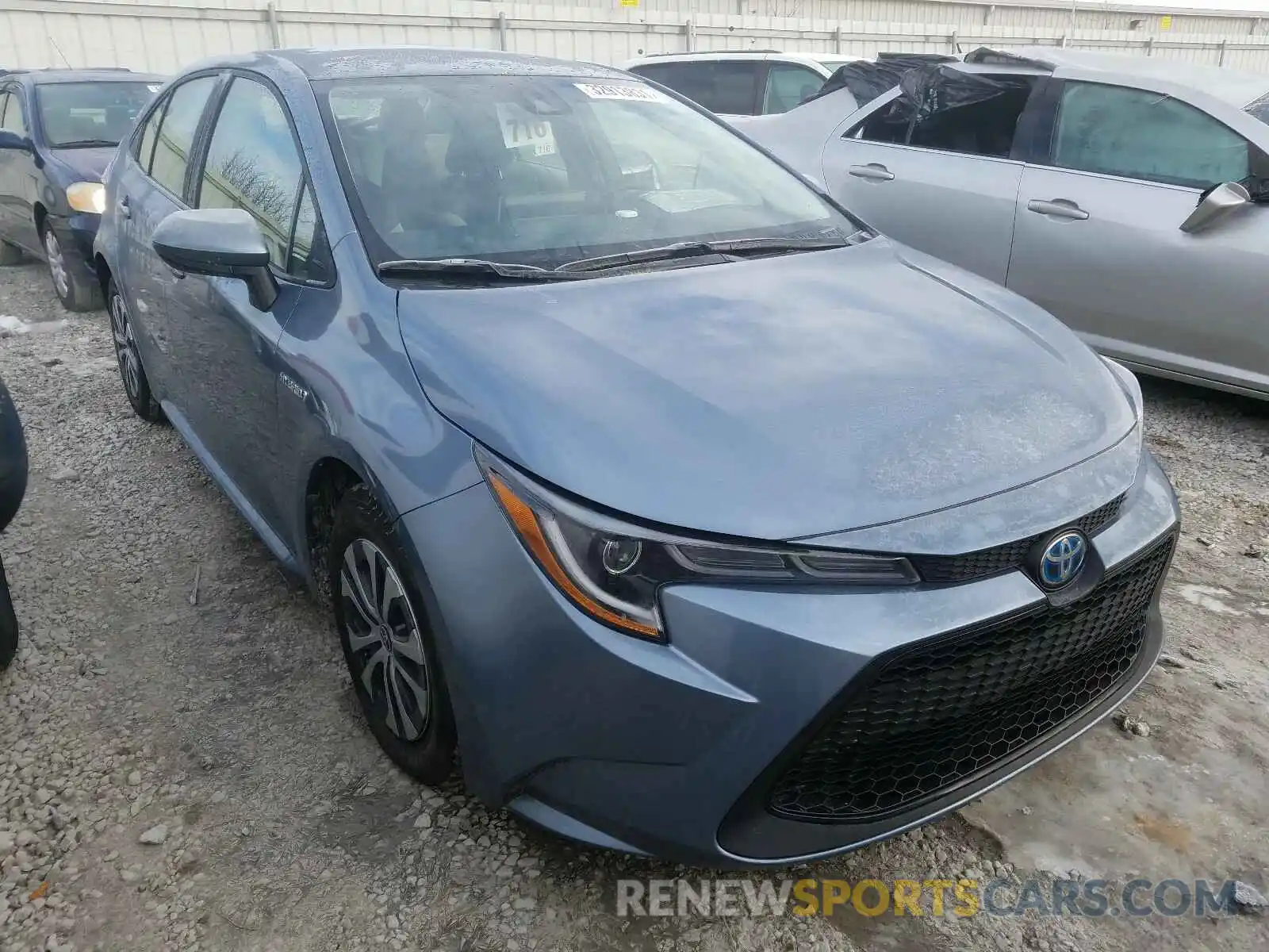 1 Photograph of a damaged car JTDEAMDE8MJ016172 TOYOTA COROLLA 2021