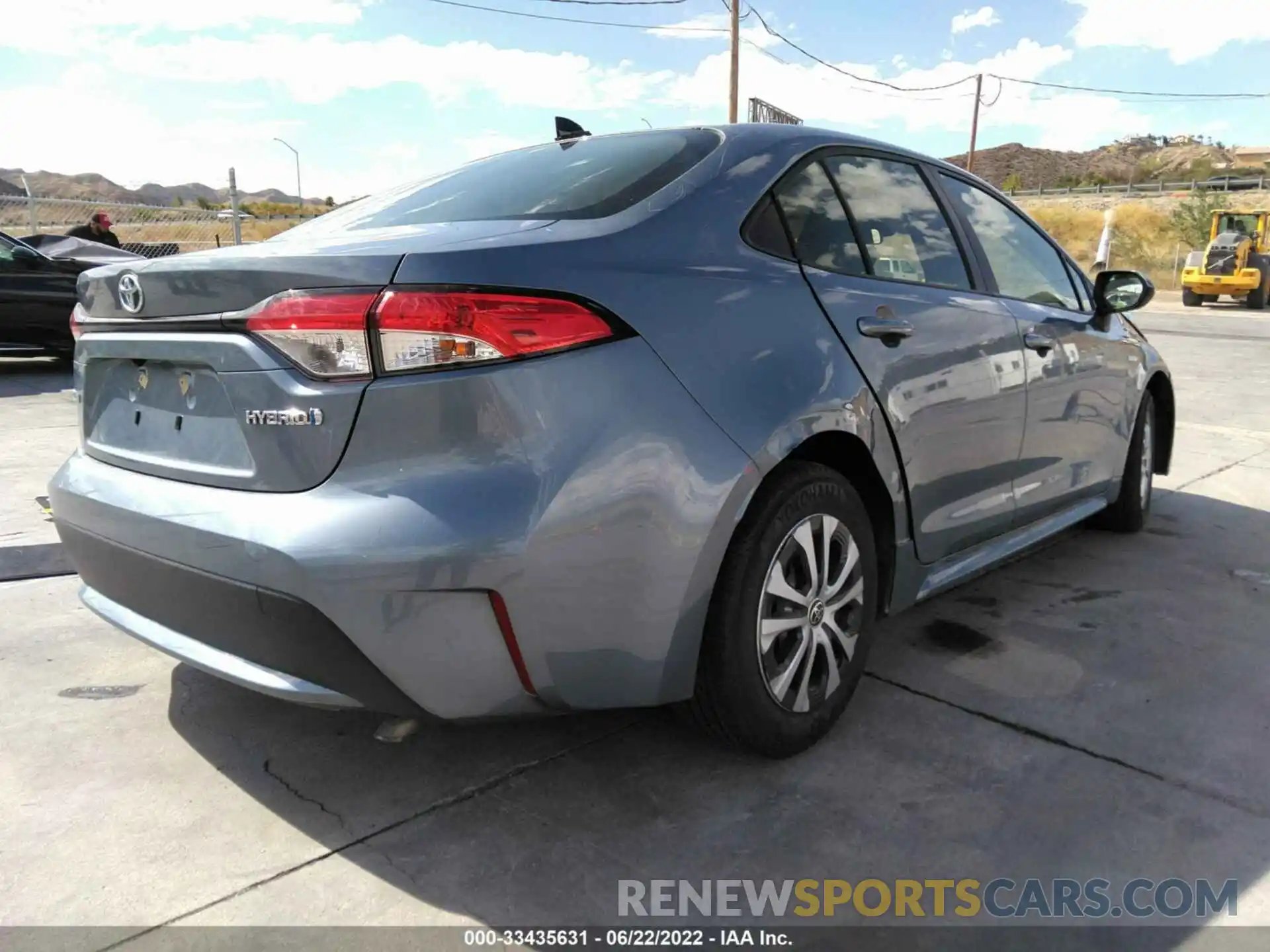 4 Photograph of a damaged car JTDEAMDE8MJ019623 TOYOTA COROLLA 2021