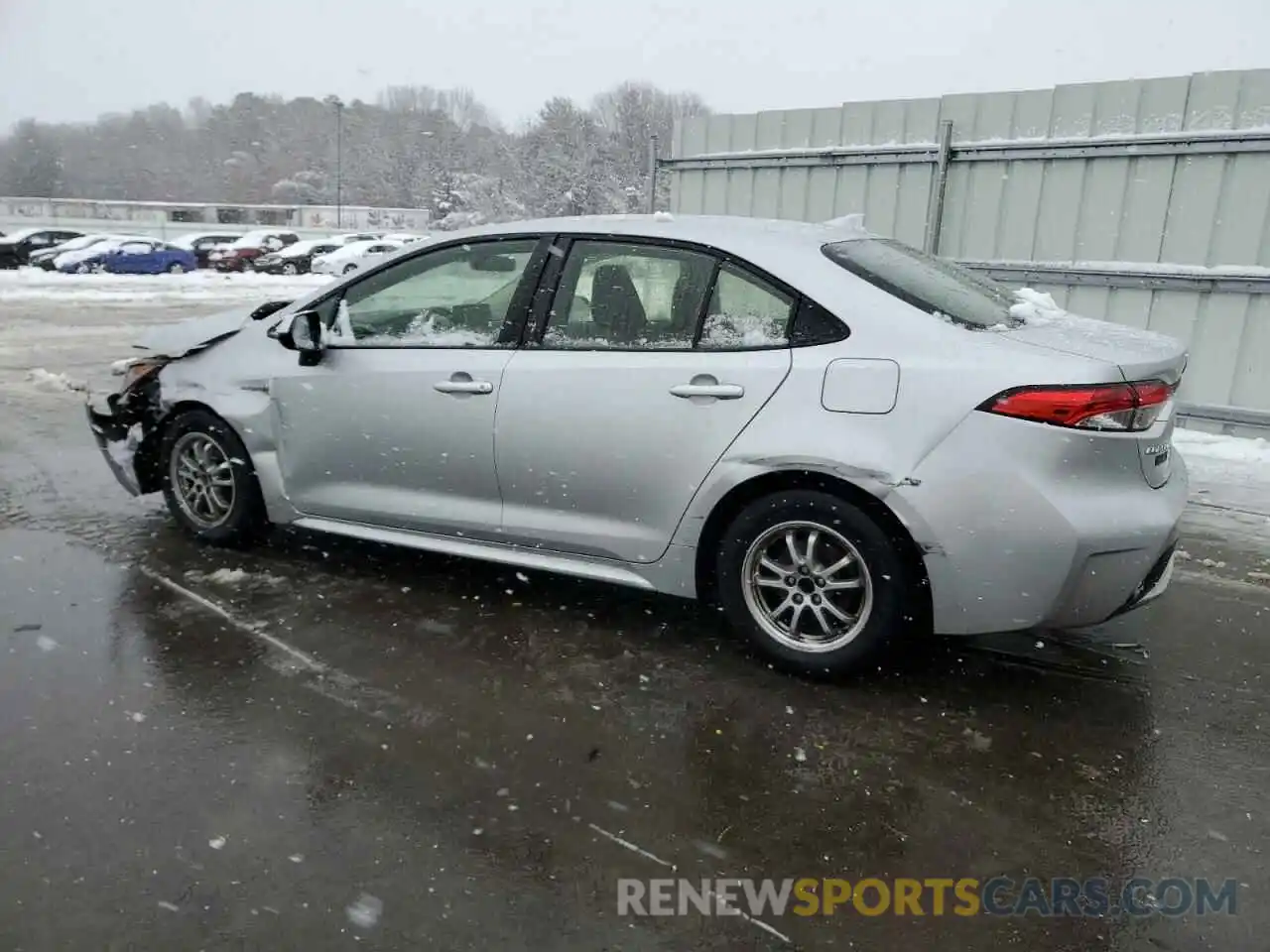 2 Photograph of a damaged car JTDEAMDE8MJ022795 TOYOTA COROLLA 2021