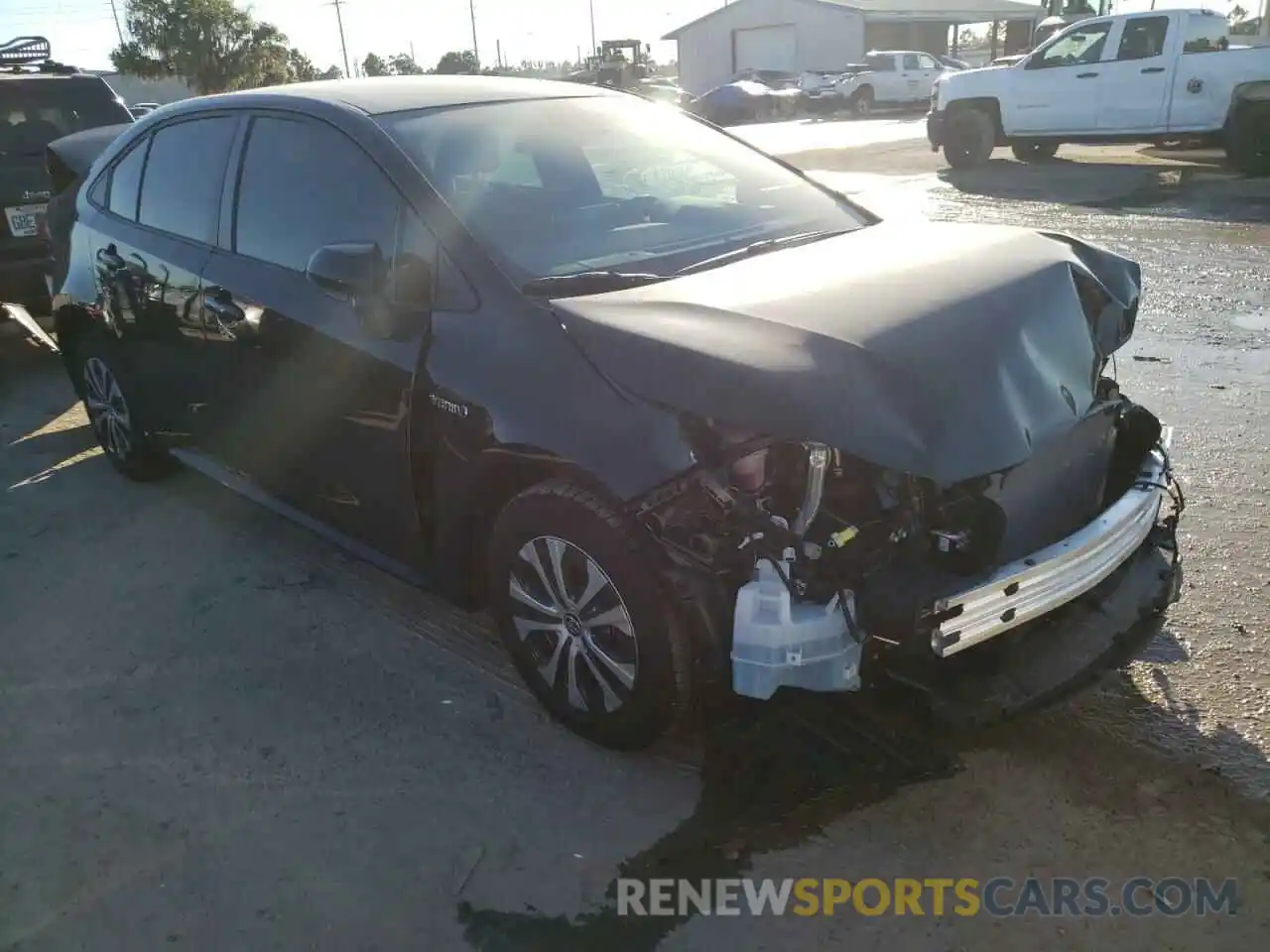 1 Photograph of a damaged car JTDEAMDE8MJ022991 TOYOTA COROLLA 2021