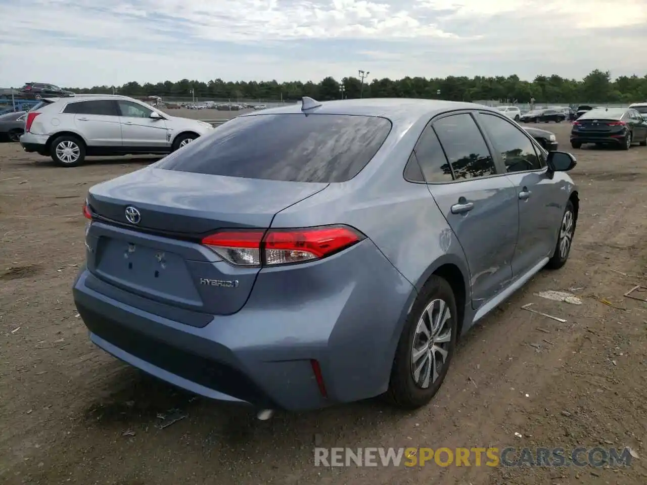 4 Photograph of a damaged car JTDEAMDE8MJ023302 TOYOTA COROLLA 2021