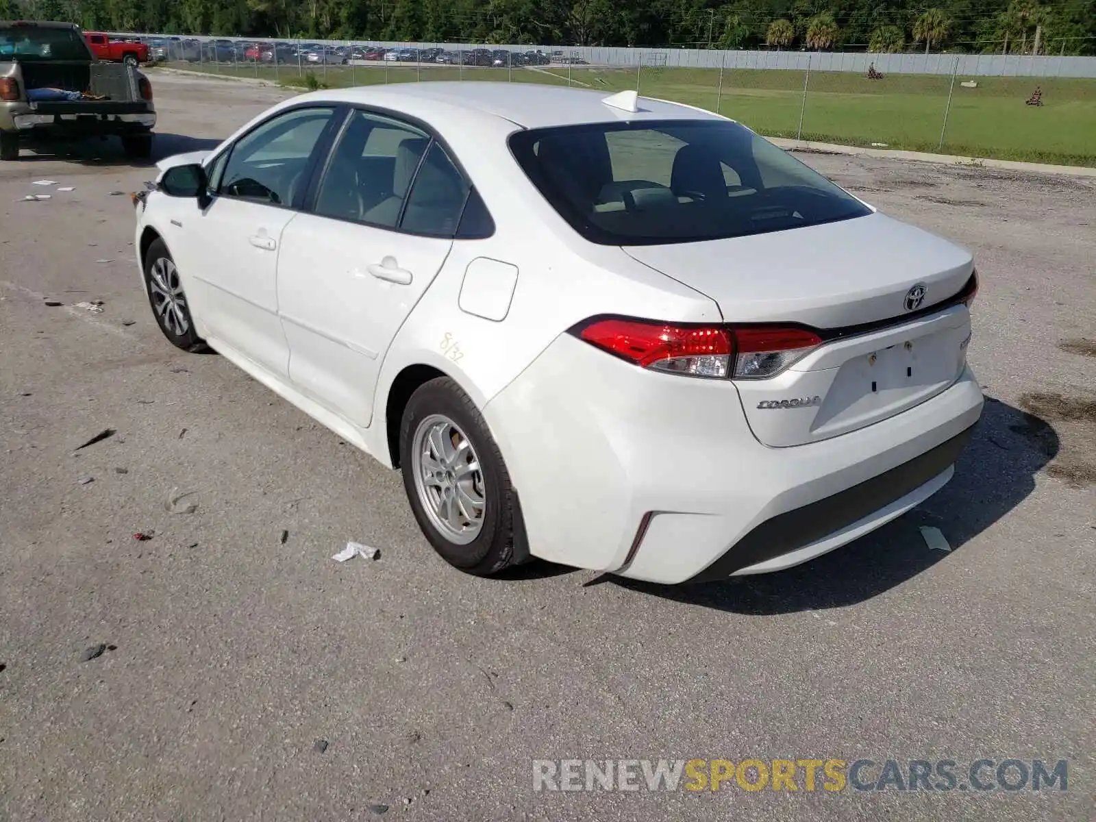 3 Photograph of a damaged car JTDEAMDE8MJ023543 TOYOTA COROLLA 2021