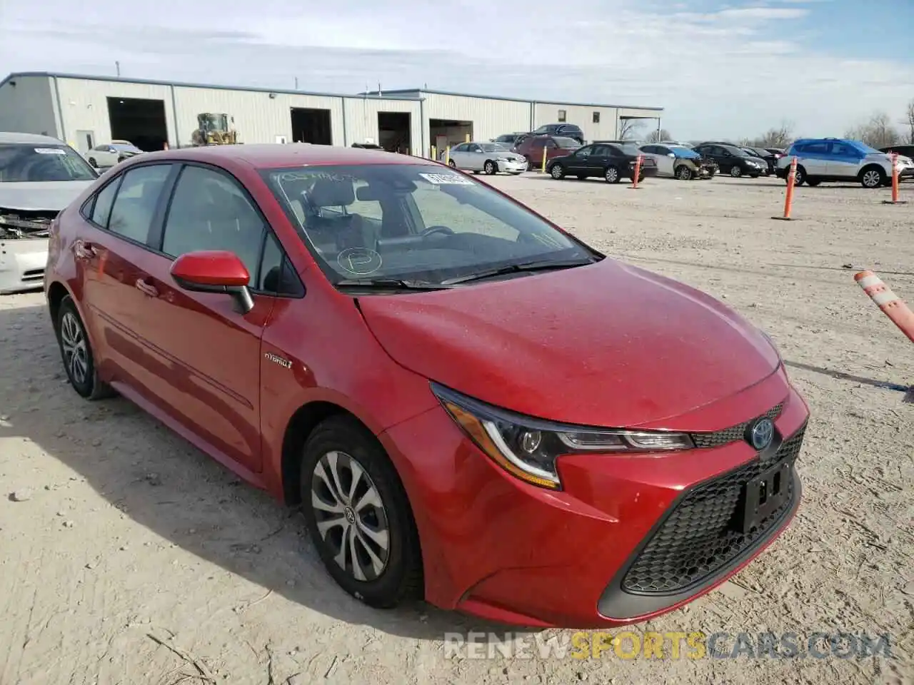 1 Photograph of a damaged car JTDEAMDE8MJ024403 TOYOTA COROLLA 2021