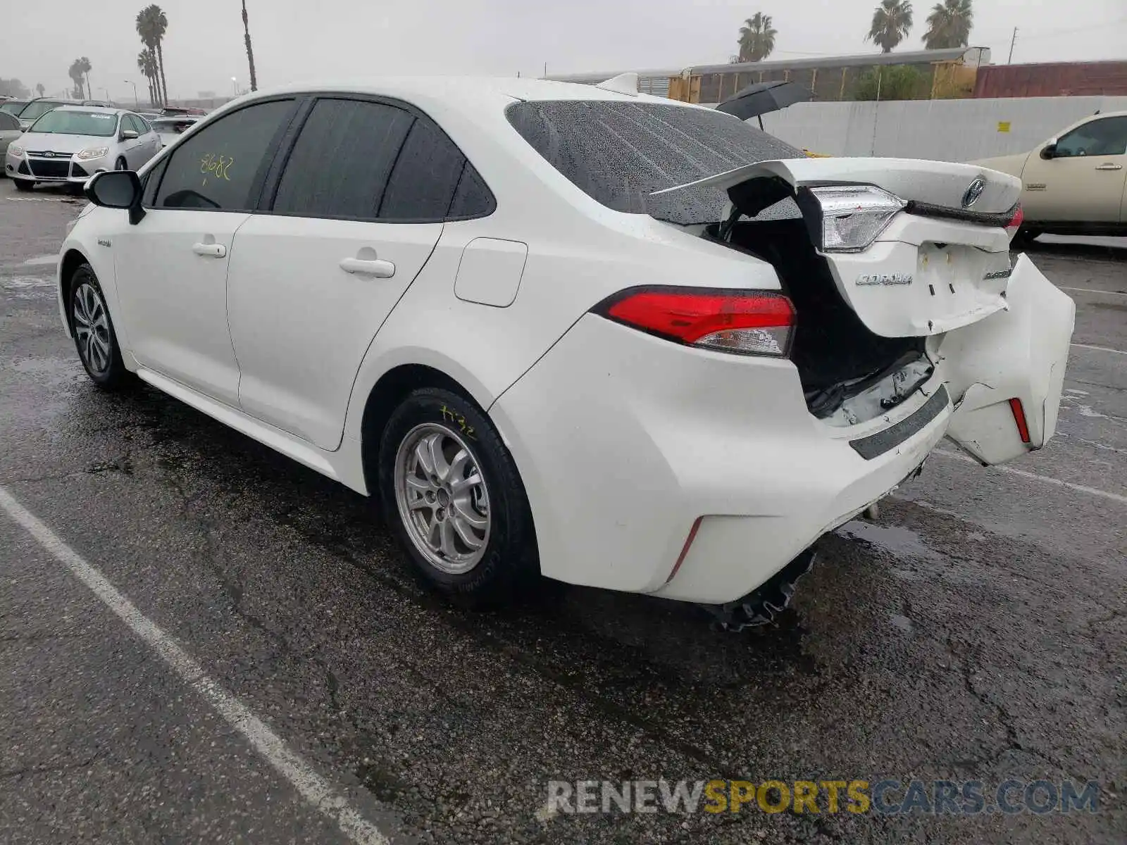 3 Photograph of a damaged car JTDEAMDE8MJ026975 TOYOTA COROLLA 2021