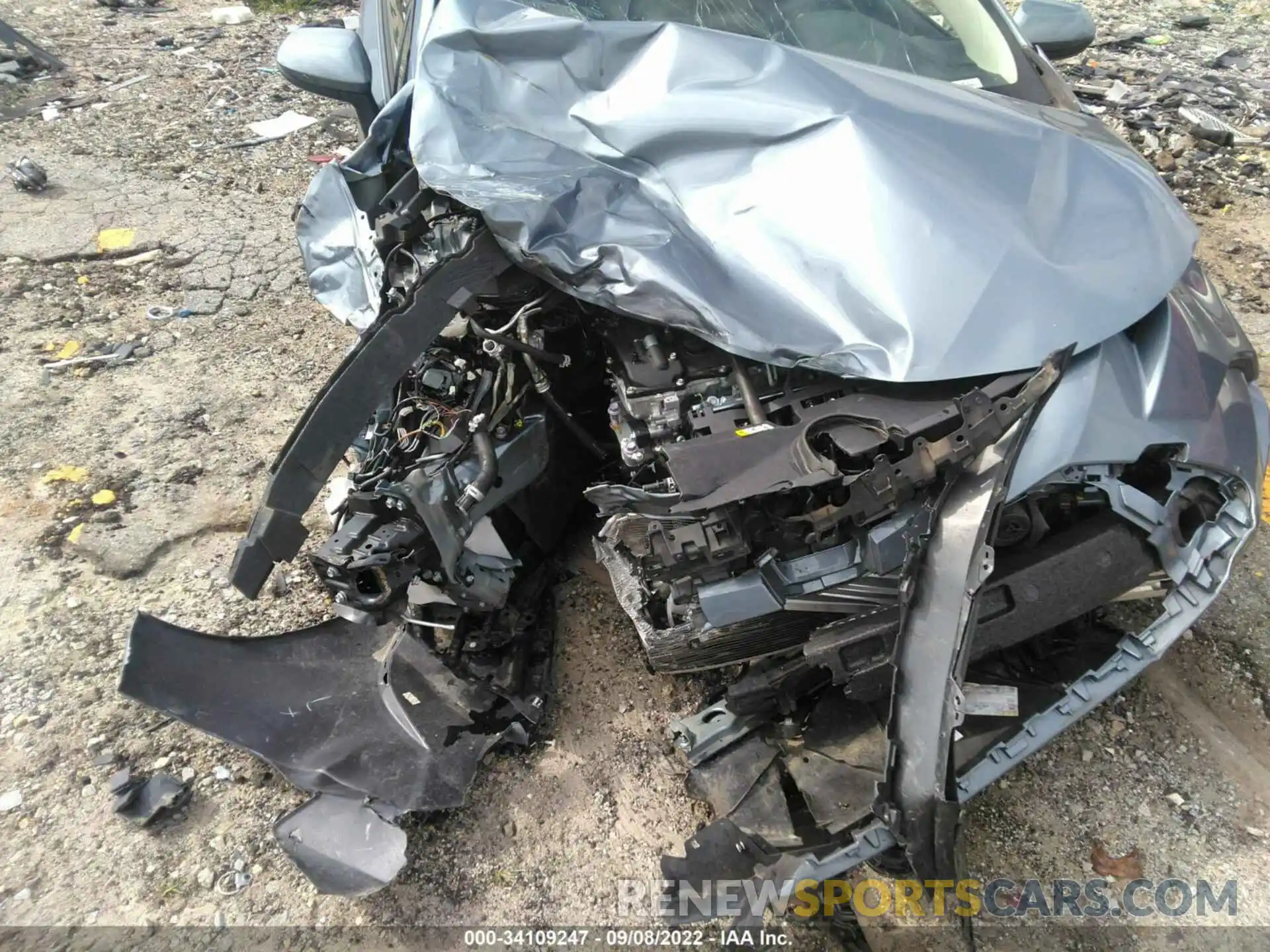 6 Photograph of a damaged car JTDEAMDE8MJ028371 TOYOTA COROLLA 2021