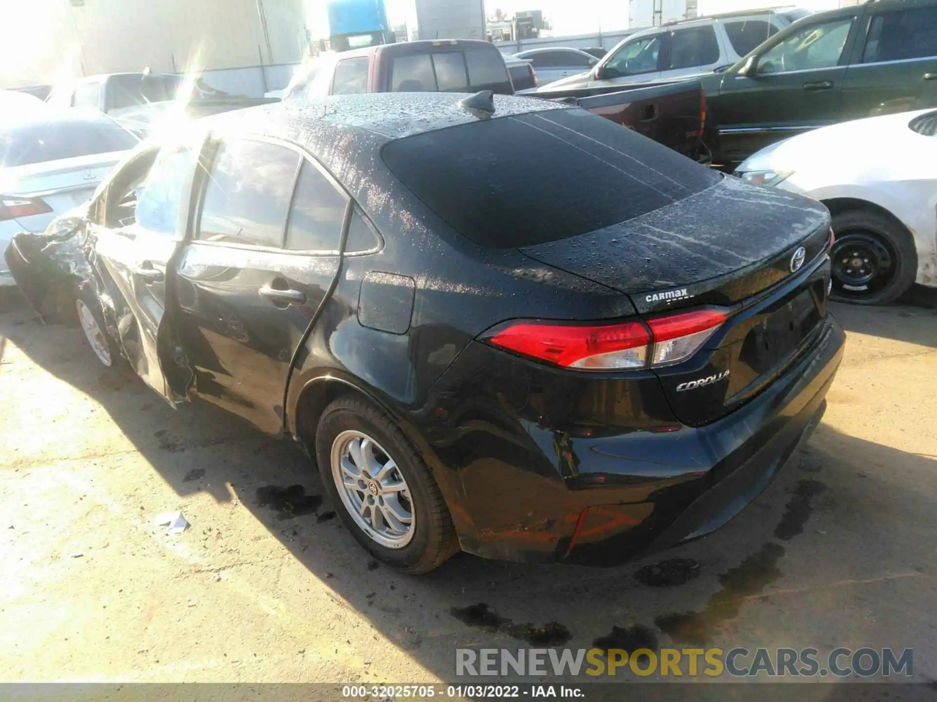 3 Photograph of a damaged car JTDEAMDE8MJ034820 TOYOTA COROLLA 2021