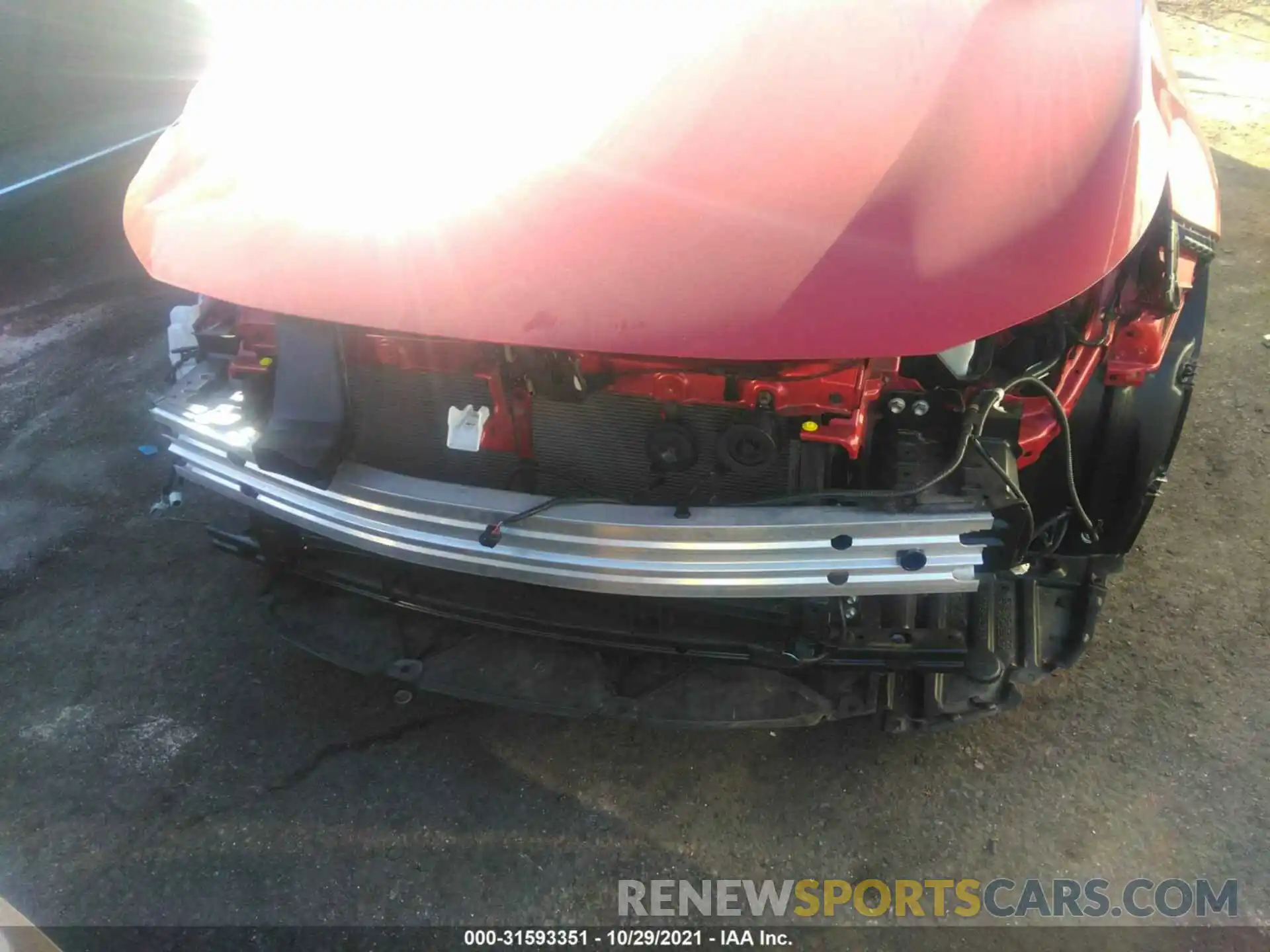 6 Photograph of a damaged car JTDEAMDE9MJ000787 TOYOTA COROLLA 2021