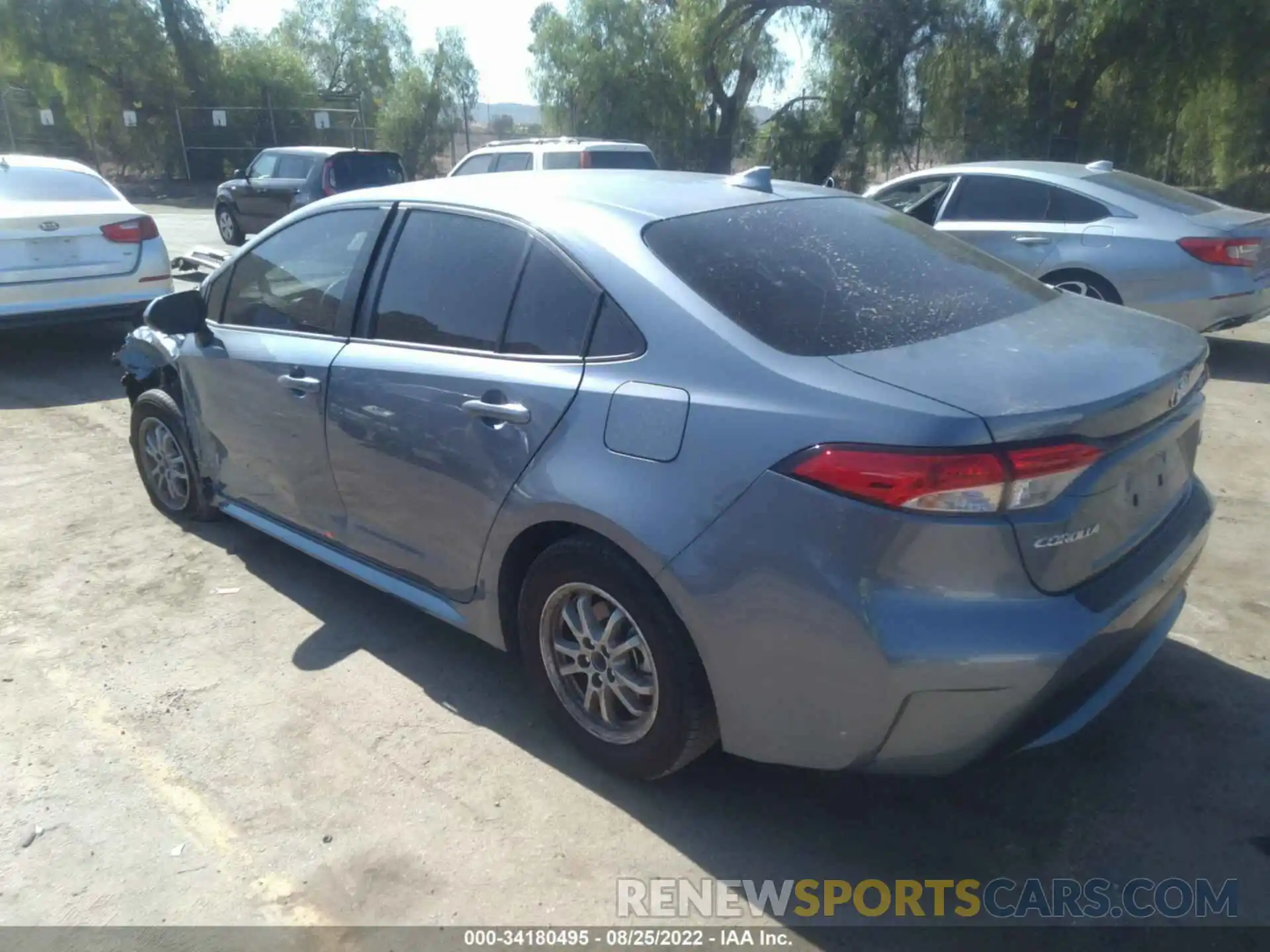 3 Photograph of a damaged car JTDEAMDE9MJ001437 TOYOTA COROLLA 2021