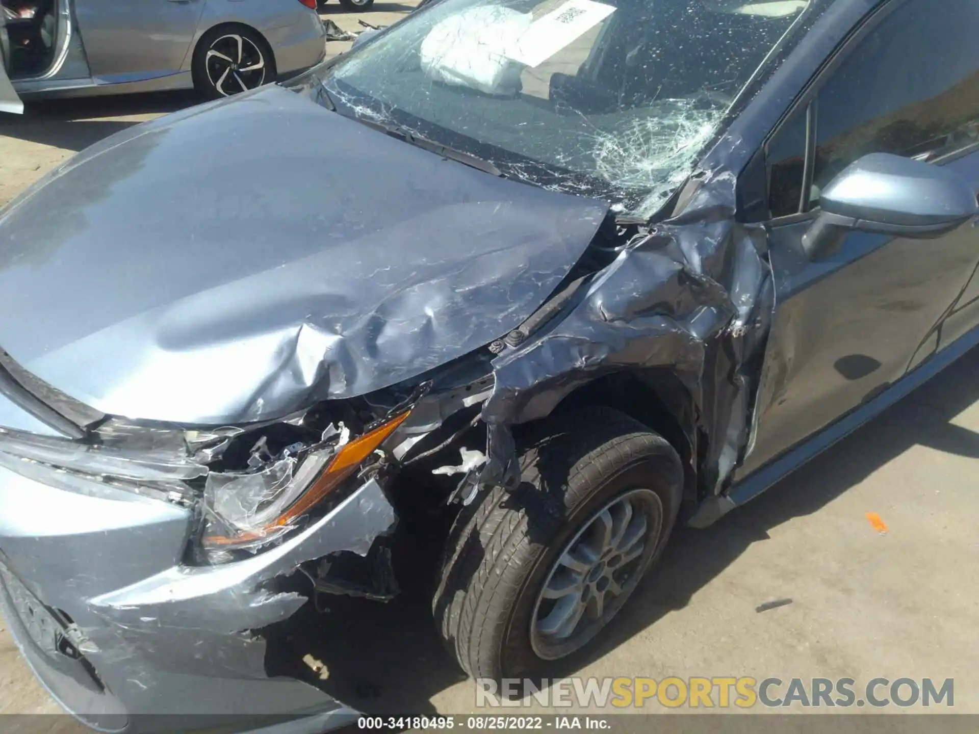 6 Photograph of a damaged car JTDEAMDE9MJ001437 TOYOTA COROLLA 2021