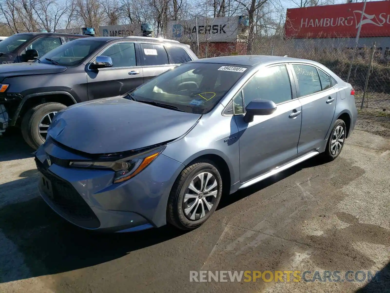 2 Photograph of a damaged car JTDEAMDE9MJ002975 TOYOTA COROLLA 2021