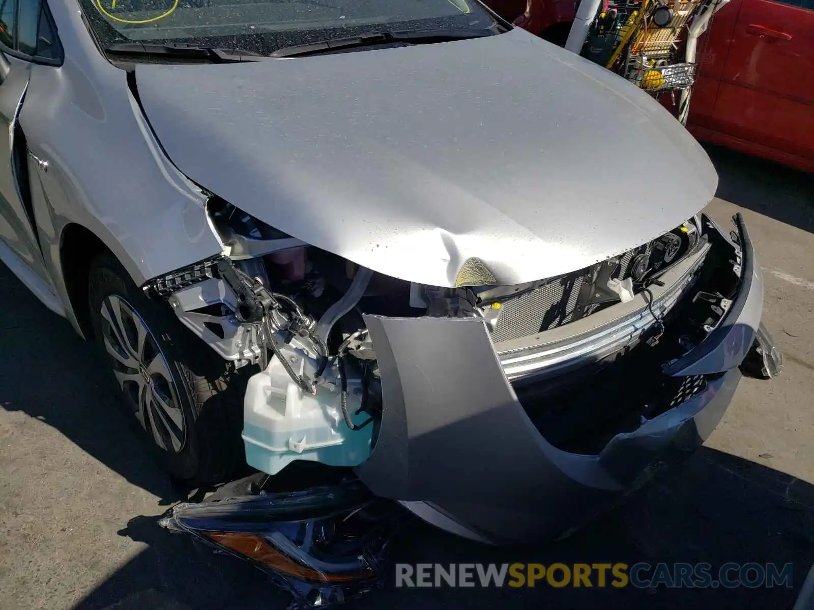 9 Photograph of a damaged car JTDEAMDE9MJ005584 TOYOTA COROLLA 2021