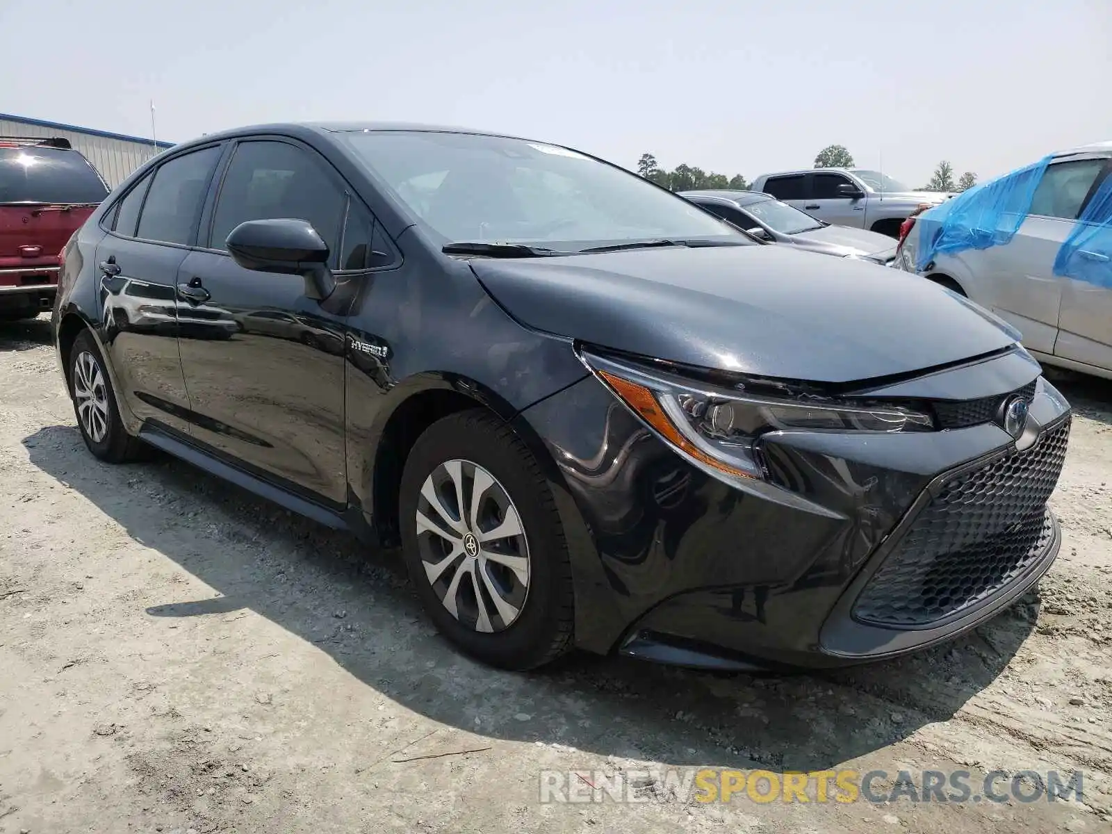 1 Photograph of a damaged car JTDEAMDE9MJ005682 TOYOTA COROLLA 2021