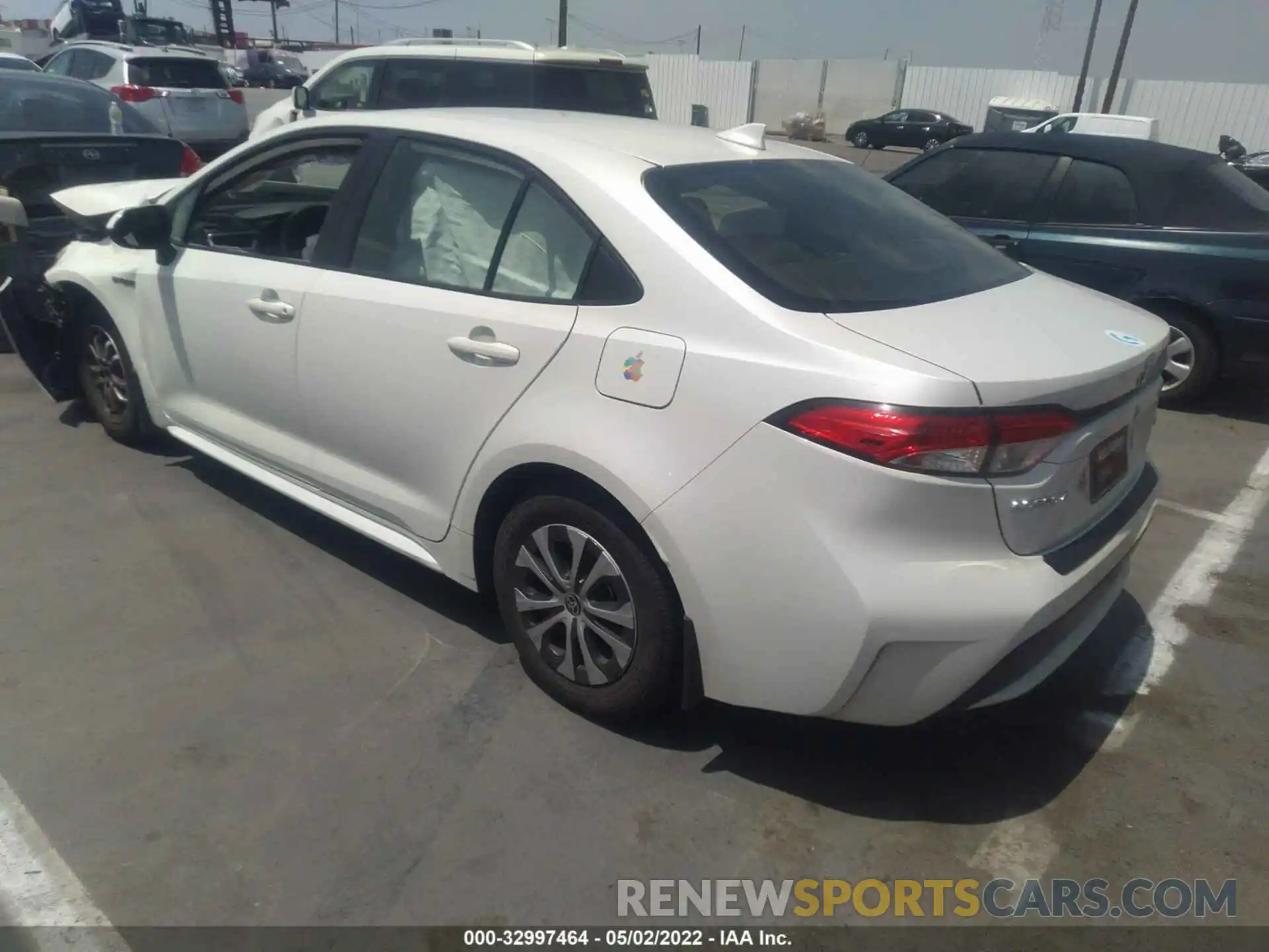 3 Photograph of a damaged car JTDEAMDE9MJ007237 TOYOTA COROLLA 2021