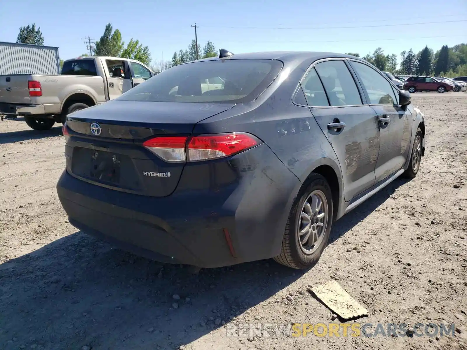 4 Photograph of a damaged car JTDEAMDE9MJ007450 TOYOTA COROLLA 2021