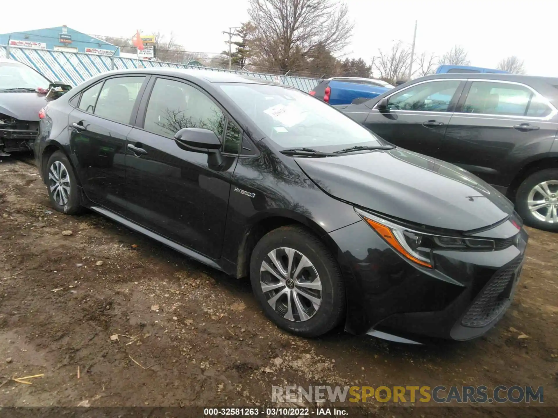 1 Photograph of a damaged car JTDEAMDE9MJ008811 TOYOTA COROLLA 2021