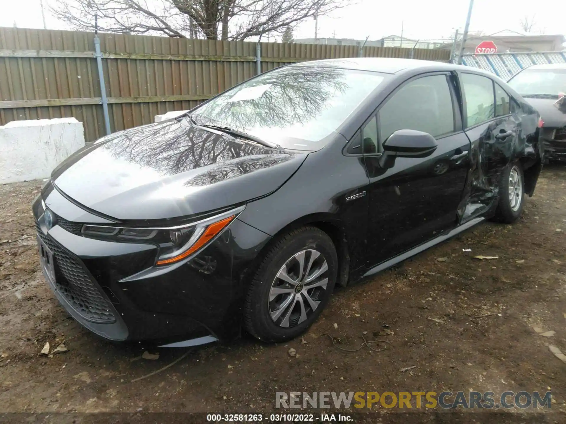 2 Photograph of a damaged car JTDEAMDE9MJ008811 TOYOTA COROLLA 2021