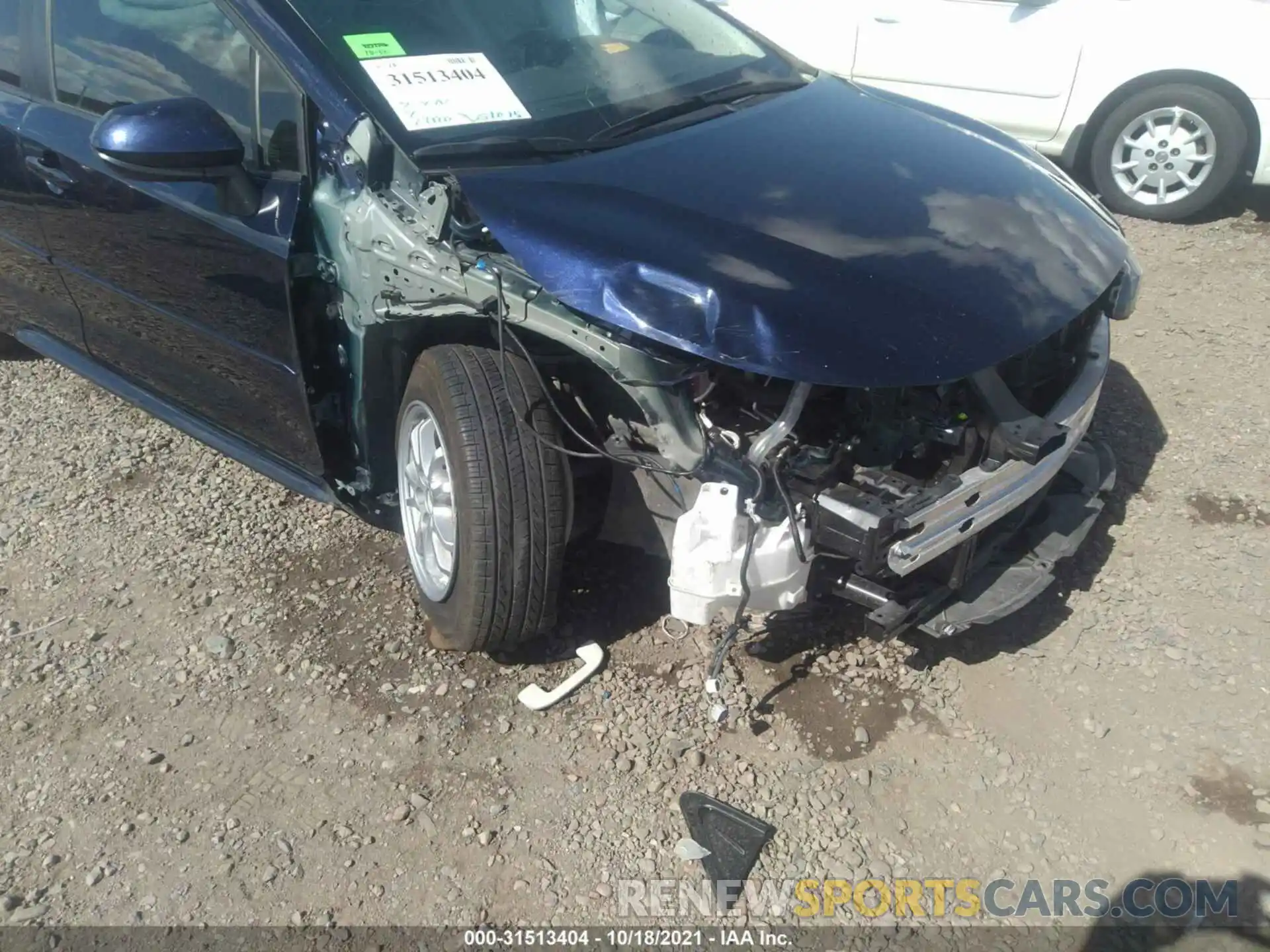 6 Photograph of a damaged car JTDEAMDE9MJ009585 TOYOTA COROLLA 2021