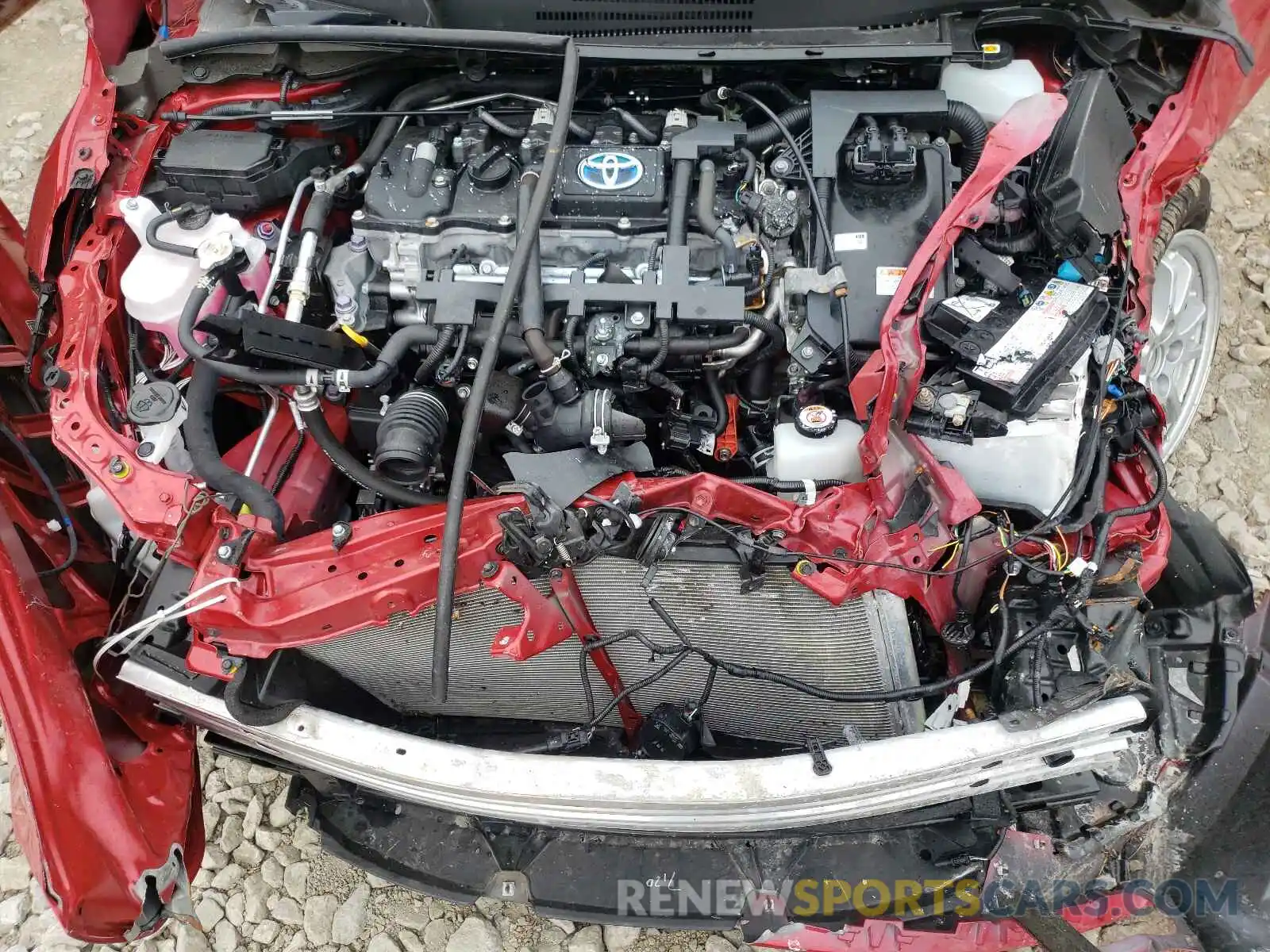 7 Photograph of a damaged car JTDEAMDE9MJ009845 TOYOTA COROLLA 2021