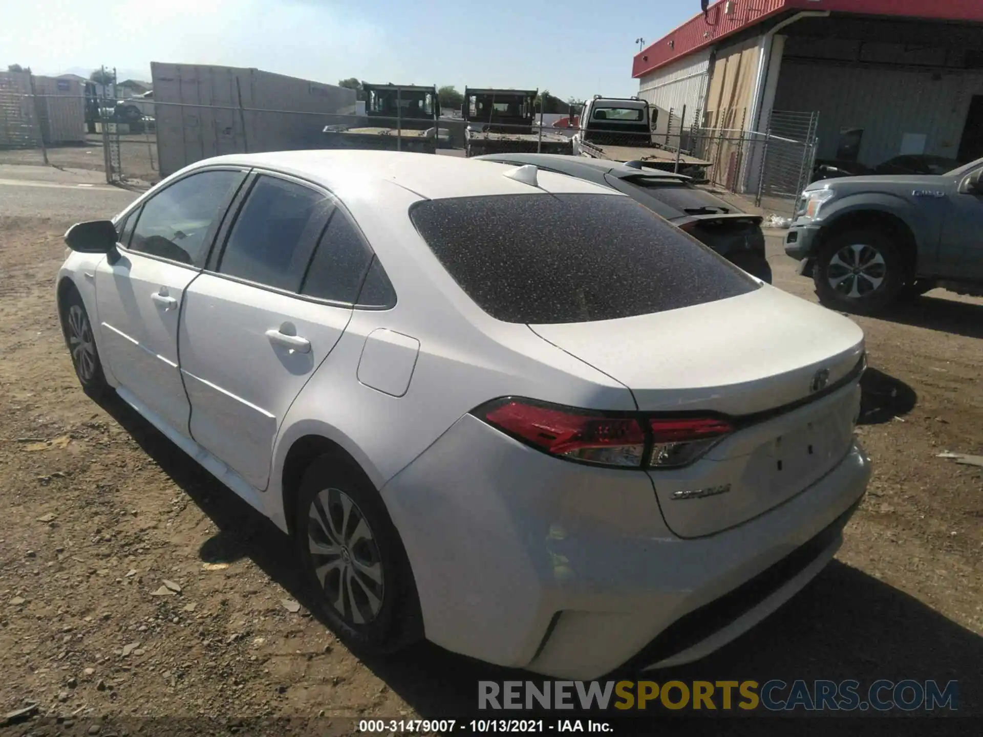 3 Photograph of a damaged car JTDEAMDE9MJ010817 TOYOTA COROLLA 2021