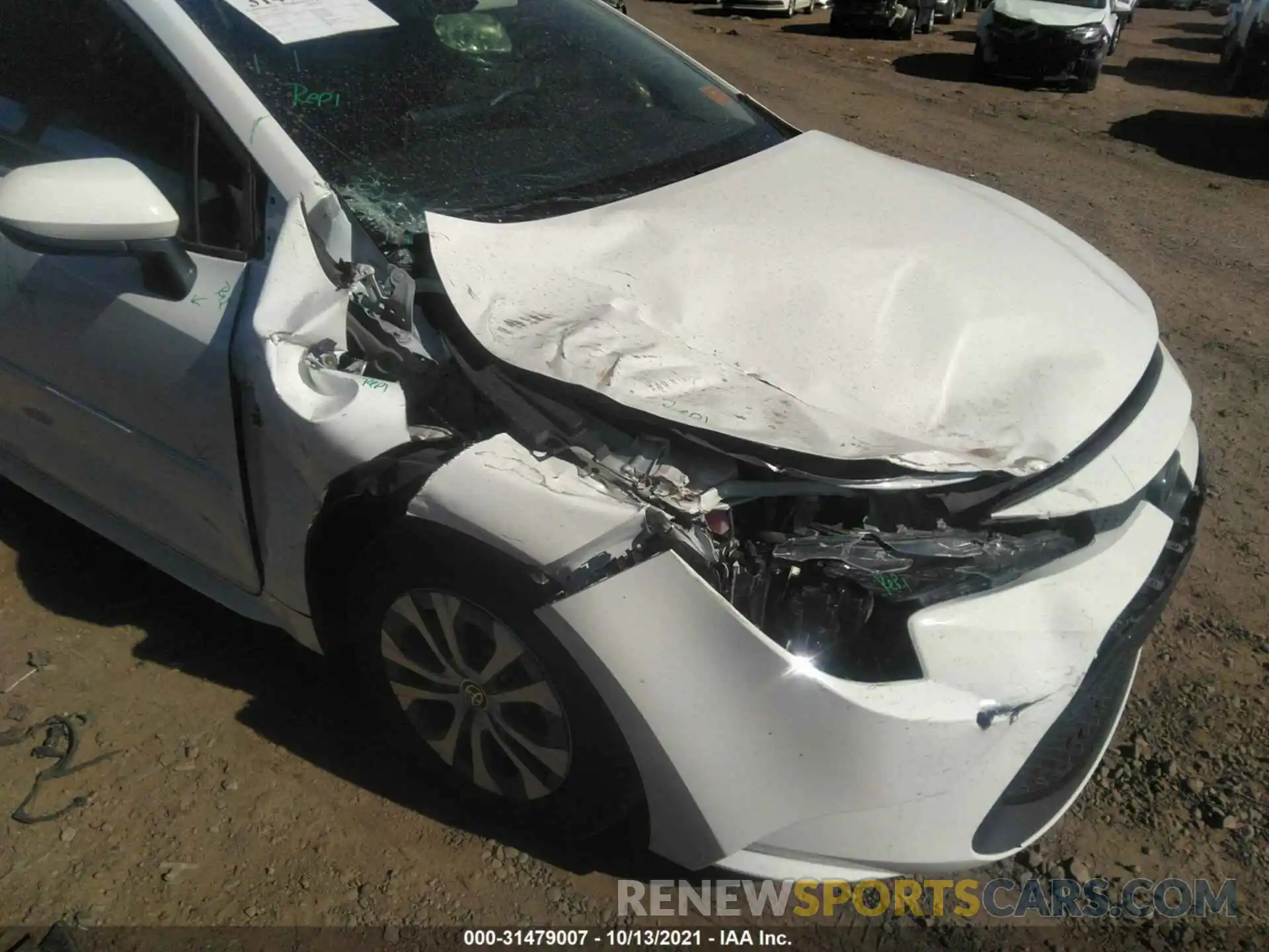 6 Photograph of a damaged car JTDEAMDE9MJ010817 TOYOTA COROLLA 2021