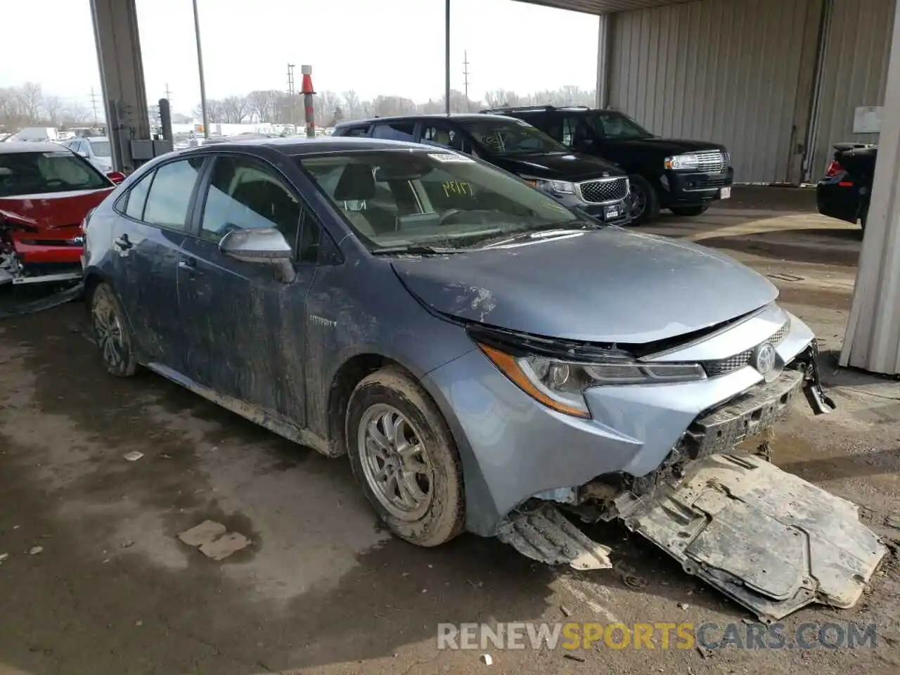 1 Photograph of a damaged car JTDEAMDE9MJ011109 TOYOTA COROLLA 2021