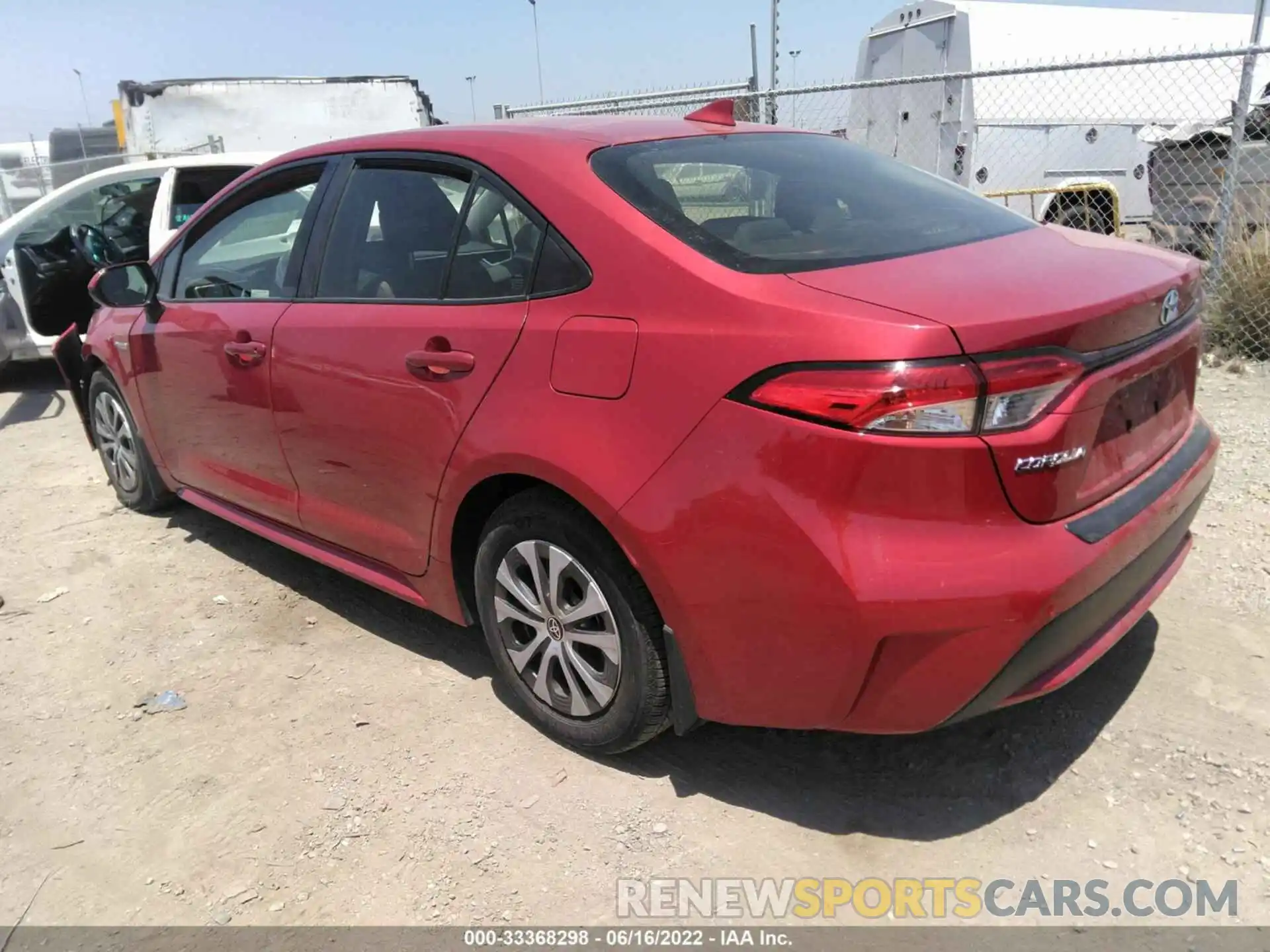 3 Photograph of a damaged car JTDEAMDE9MJ012051 TOYOTA COROLLA 2021