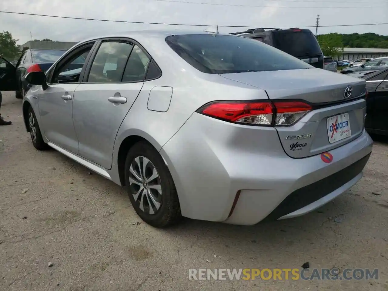 3 Photograph of a damaged car JTDEAMDE9MJ014849 TOYOTA COROLLA 2021