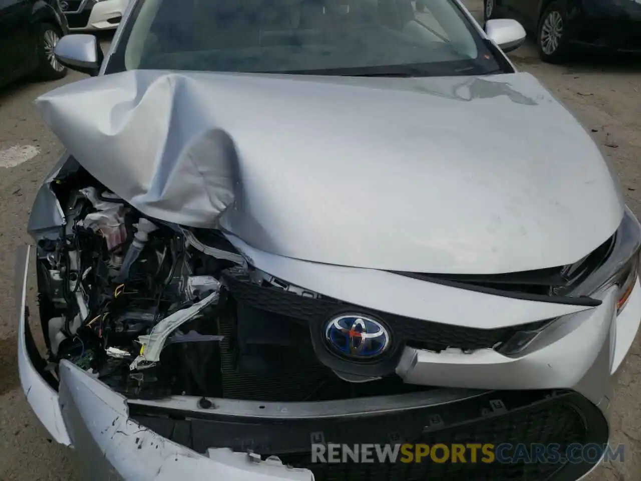 7 Photograph of a damaged car JTDEAMDE9MJ014849 TOYOTA COROLLA 2021