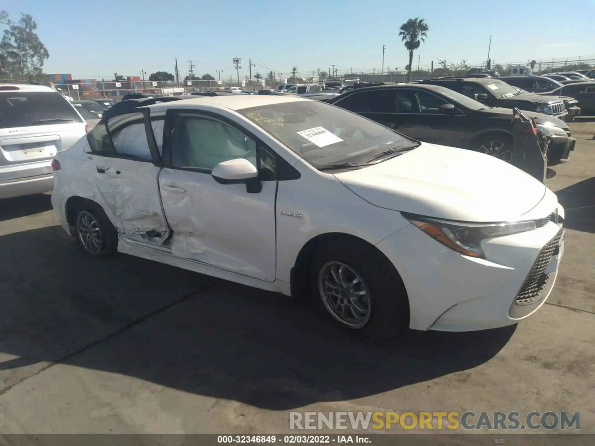 6 Photograph of a damaged car JTDEAMDE9MJ015788 TOYOTA COROLLA 2021