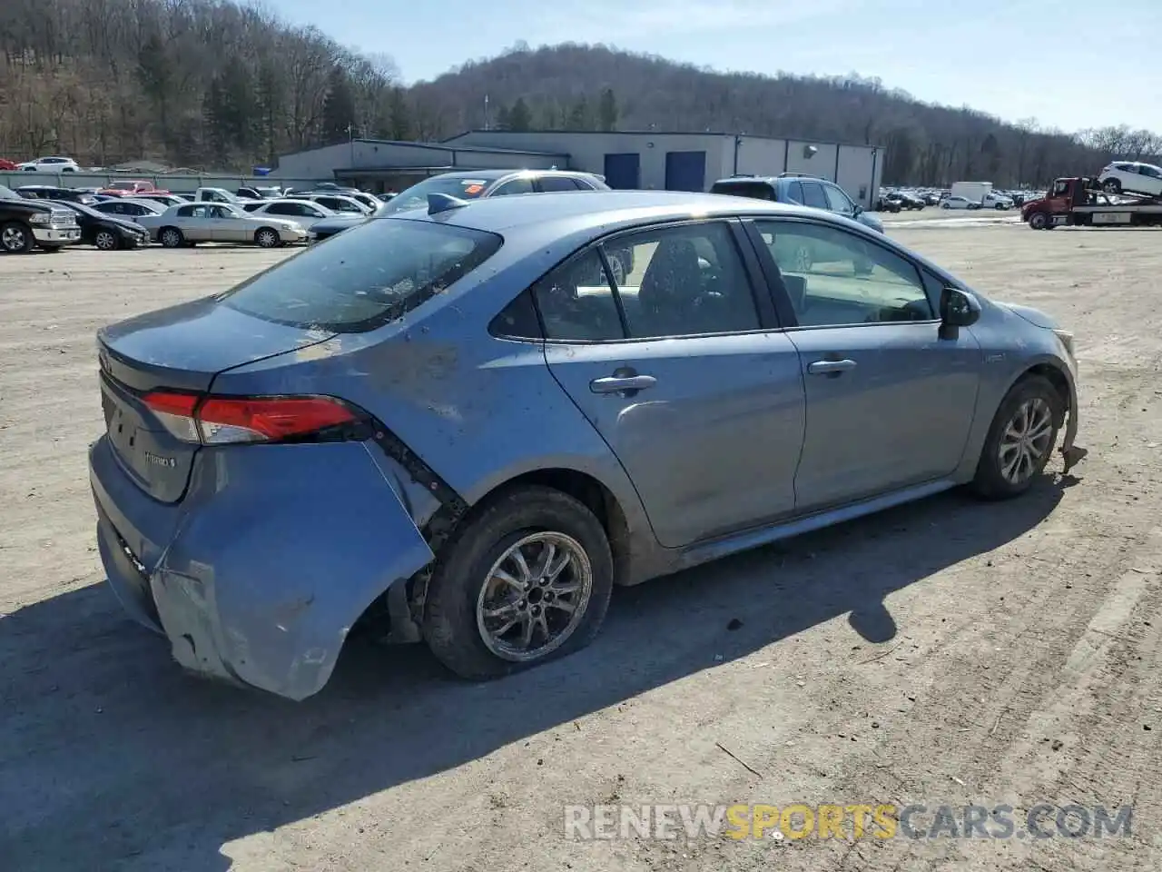 3 Photograph of a damaged car JTDEAMDE9MJ019064 TOYOTA COROLLA 2021