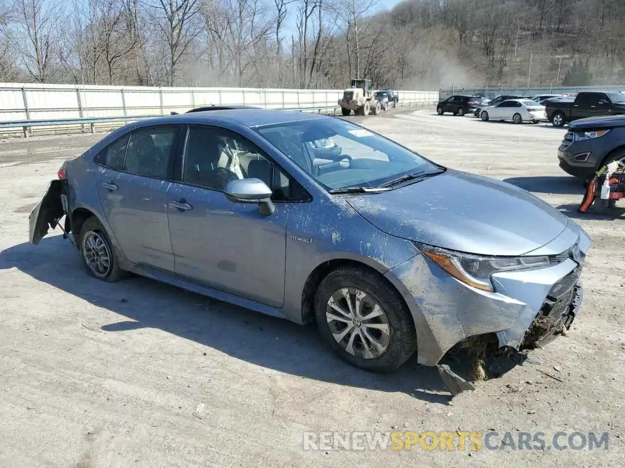 4 Photograph of a damaged car JTDEAMDE9MJ019064 TOYOTA COROLLA 2021