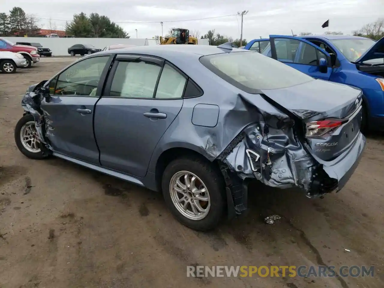 3 Photograph of a damaged car JTDEAMDE9MJ019470 TOYOTA COROLLA 2021