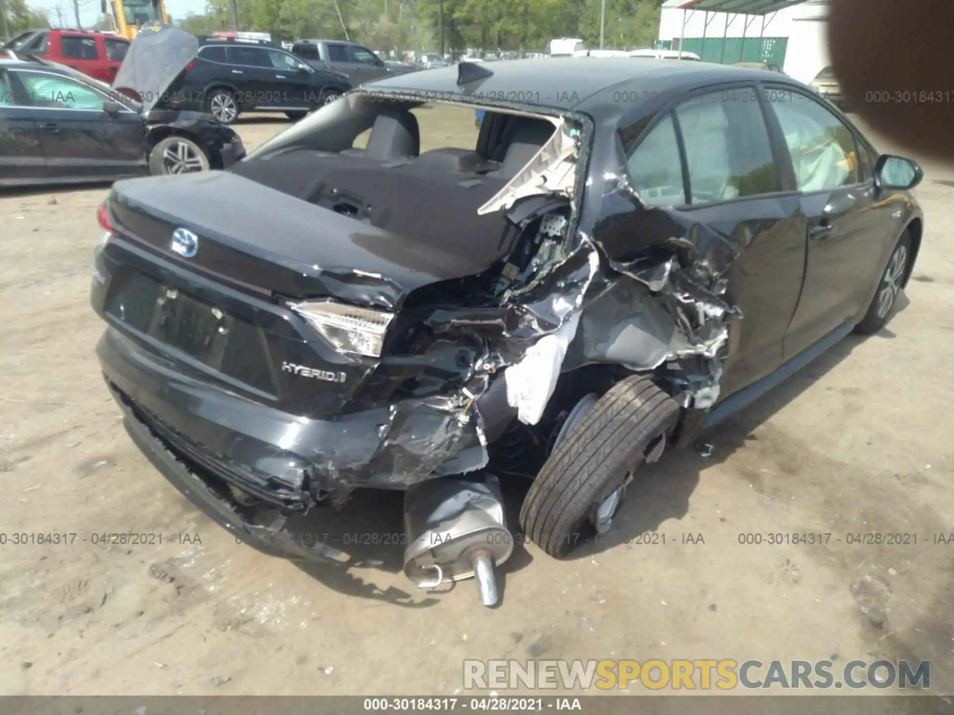 6 Photograph of a damaged car JTDEAMDE9MJ019856 TOYOTA COROLLA 2021