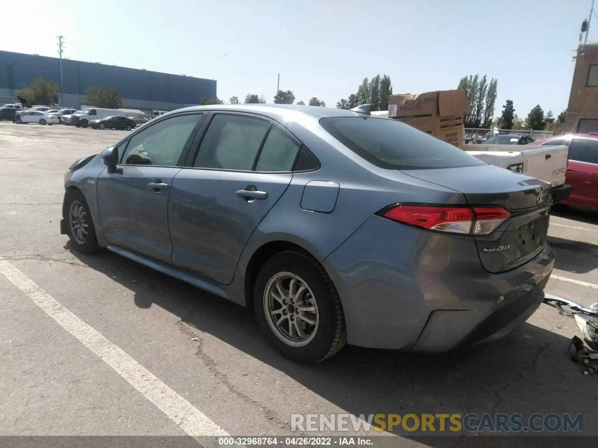 3 Photograph of a damaged car JTDEAMDE9MJ020876 TOYOTA COROLLA 2021