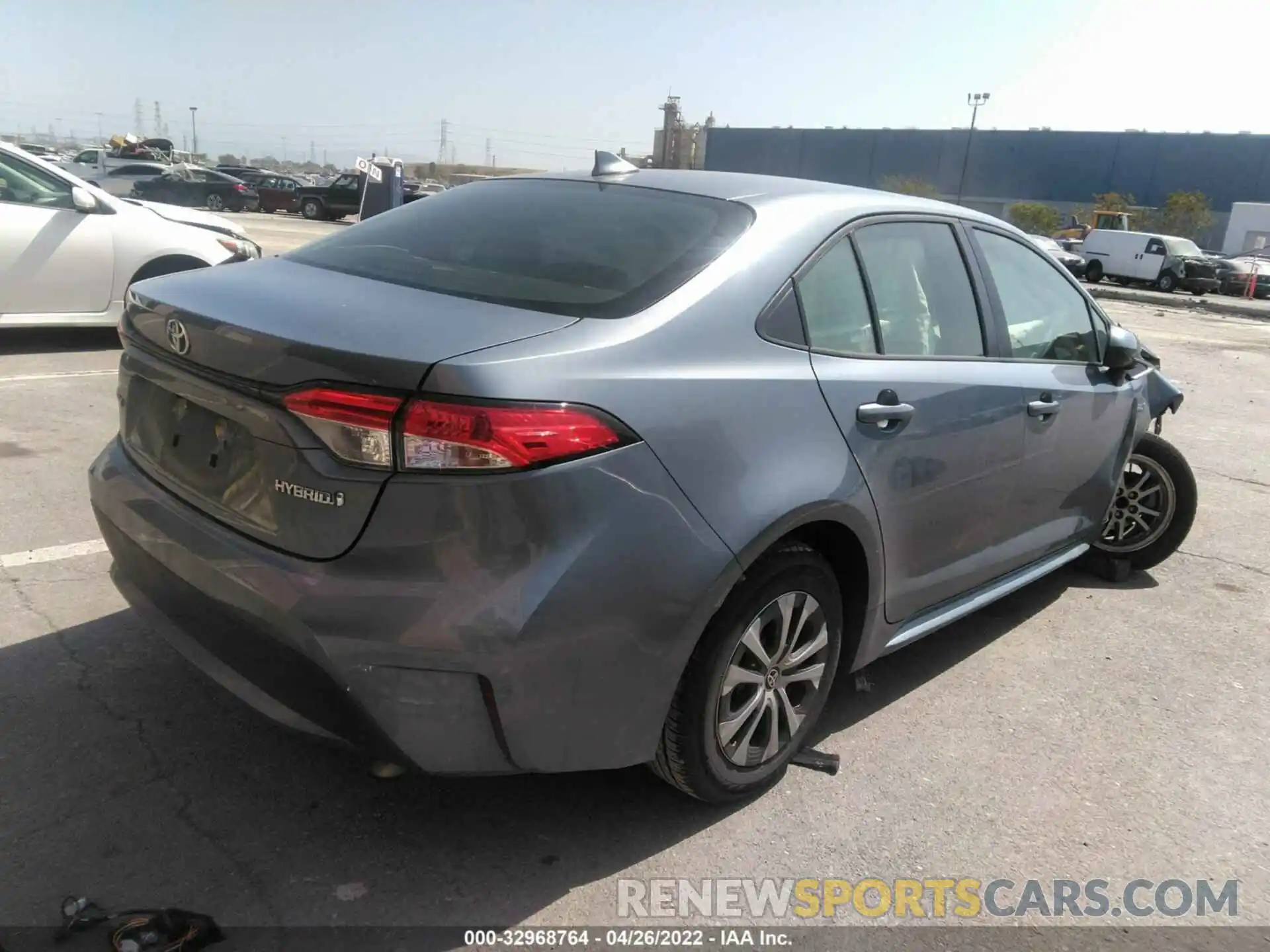 4 Photograph of a damaged car JTDEAMDE9MJ020876 TOYOTA COROLLA 2021