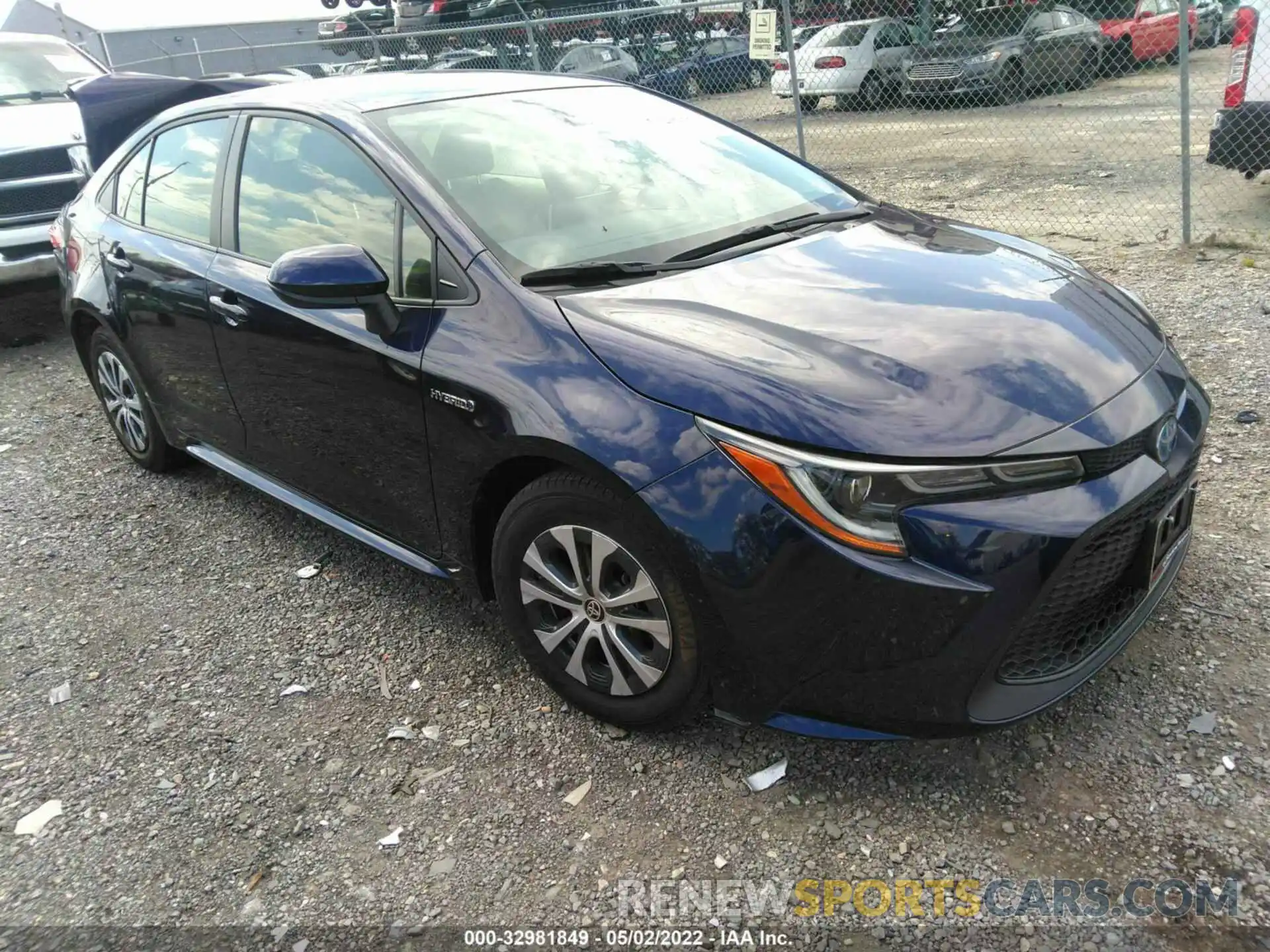 1 Photograph of a damaged car JTDEAMDE9MJ024099 TOYOTA COROLLA 2021