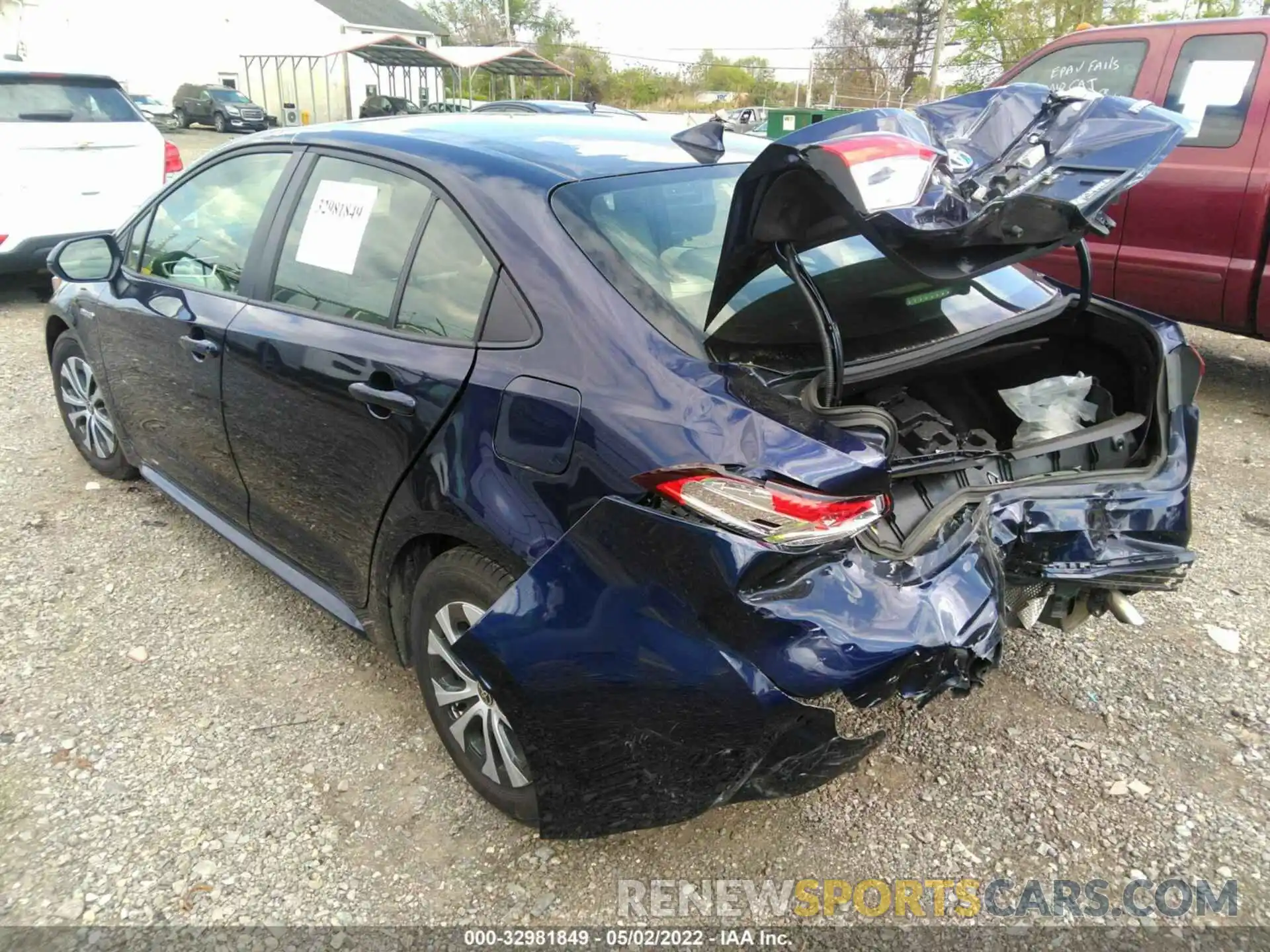 3 Photograph of a damaged car JTDEAMDE9MJ024099 TOYOTA COROLLA 2021