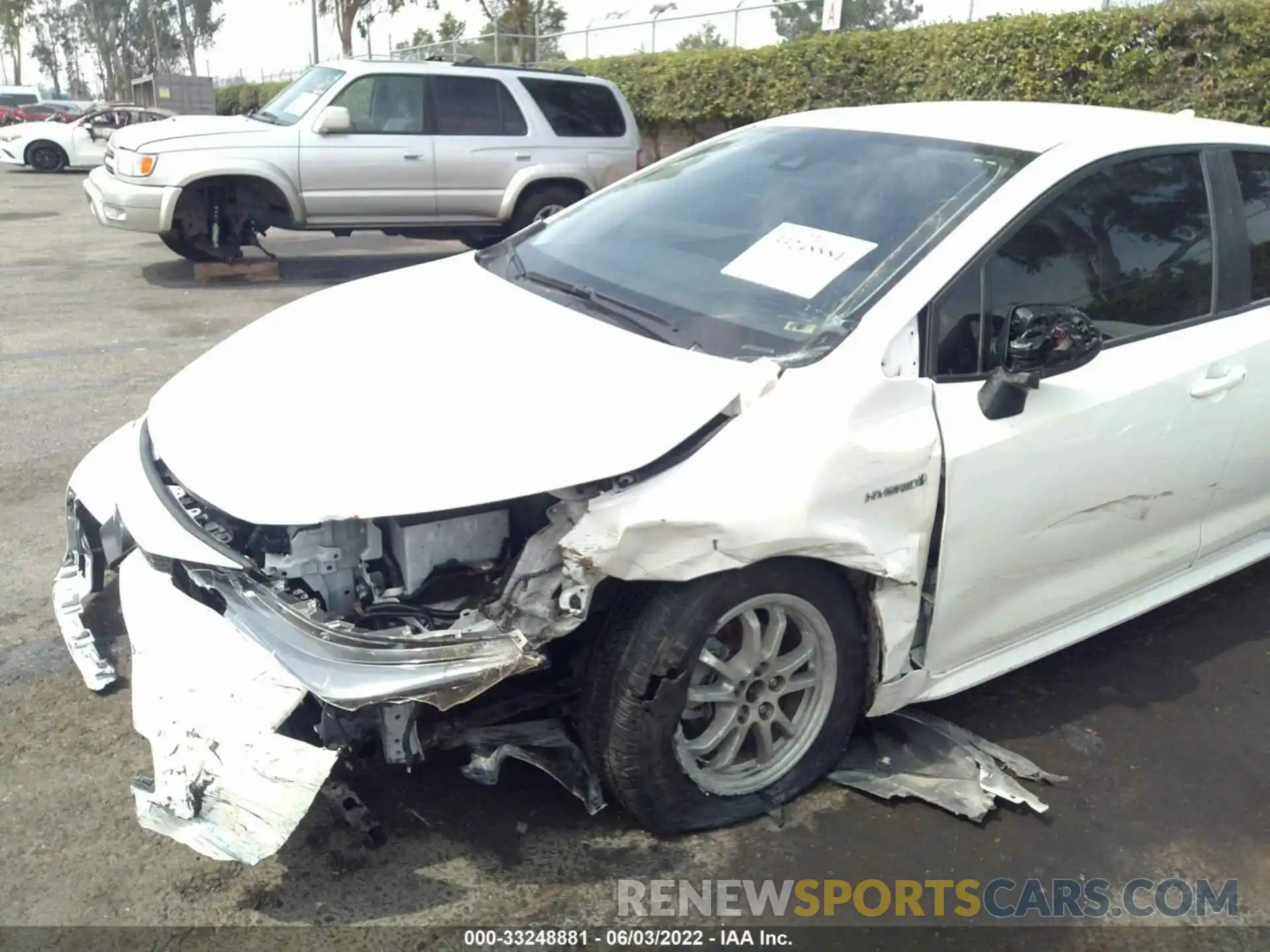 6 Photograph of a damaged car JTDEAMDE9MJ024460 TOYOTA COROLLA 2021